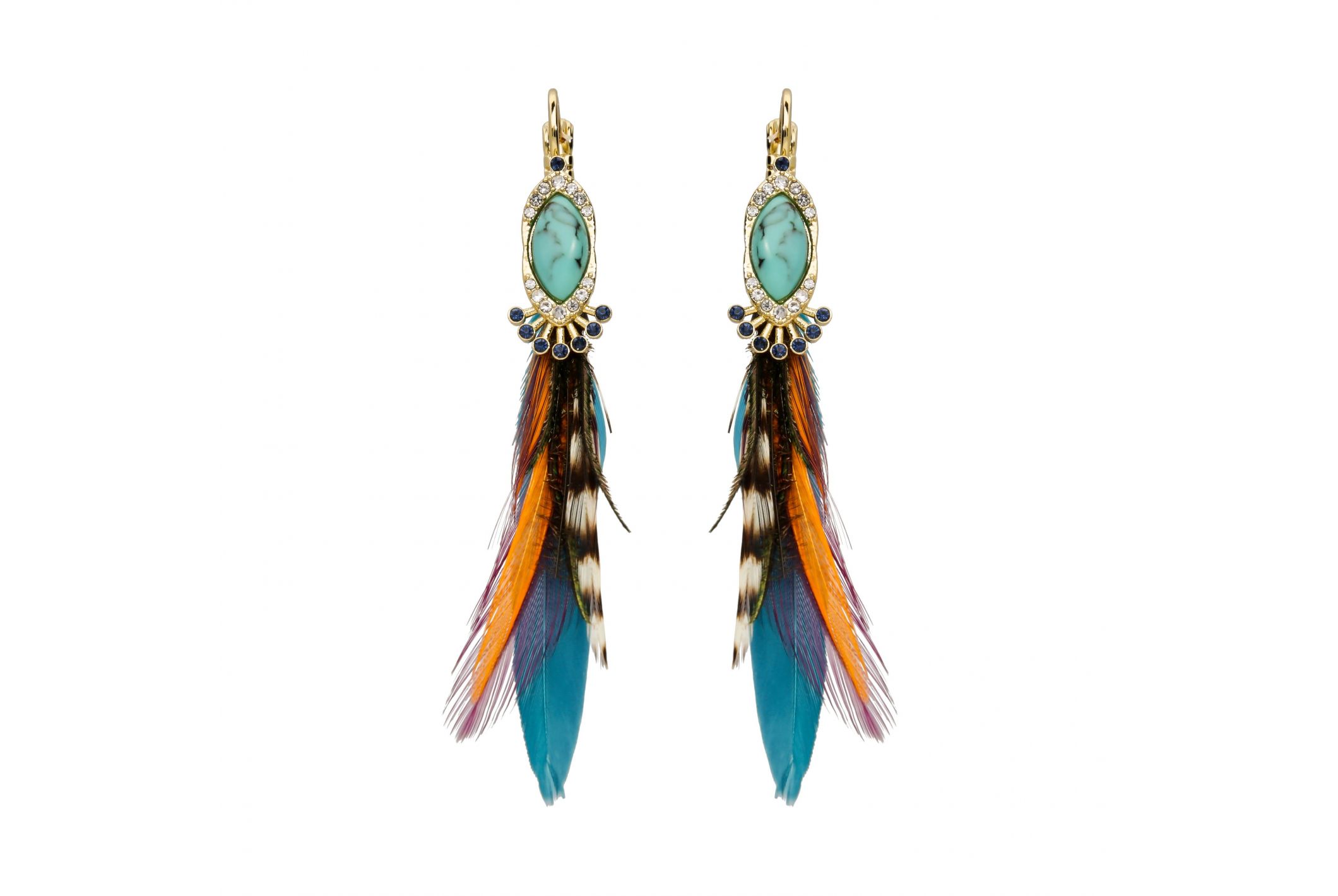 Hipanema Boucles d'oreilles Mamasita Doré