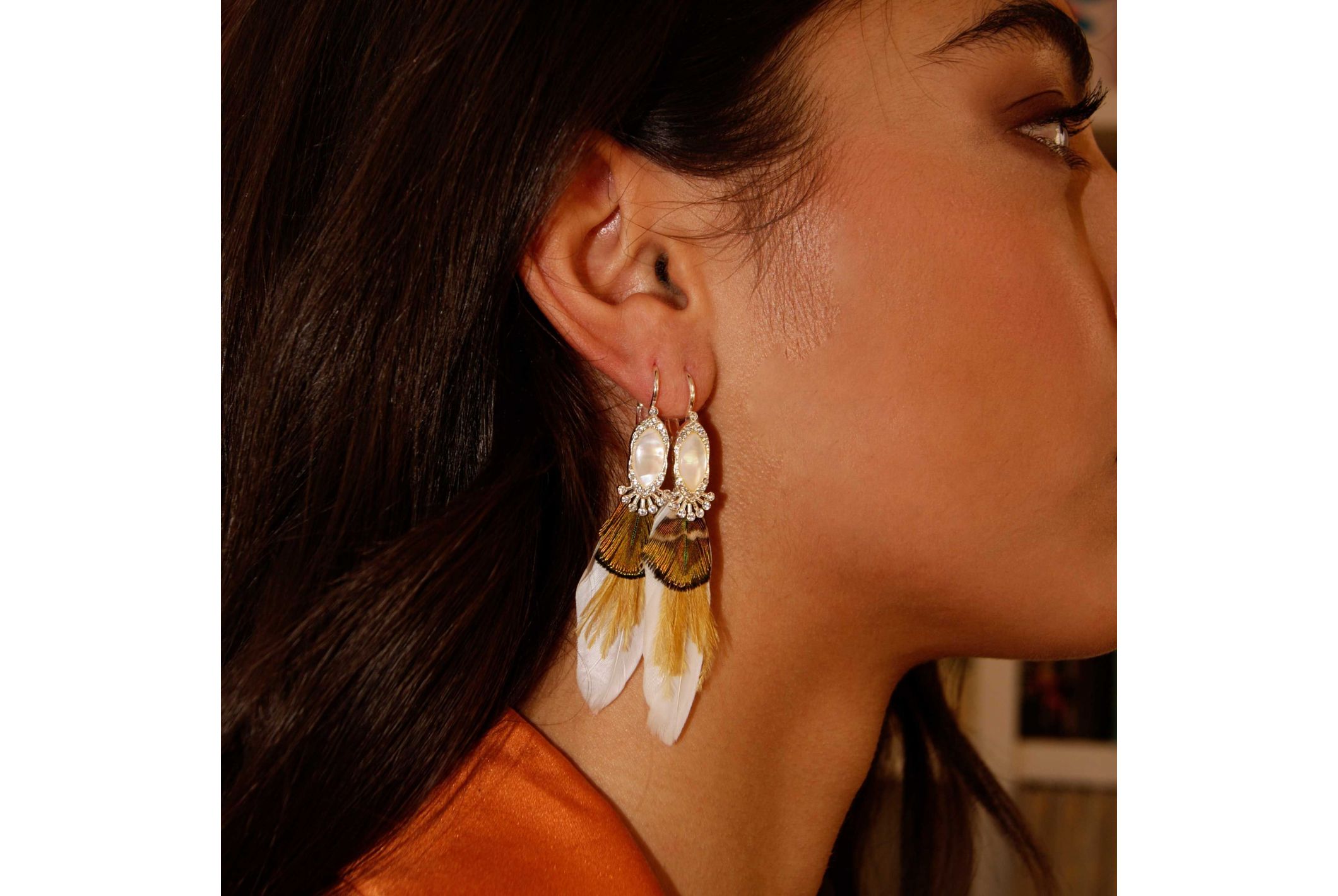 Hipanema Boucles d'oreilles Mamasita Argenté