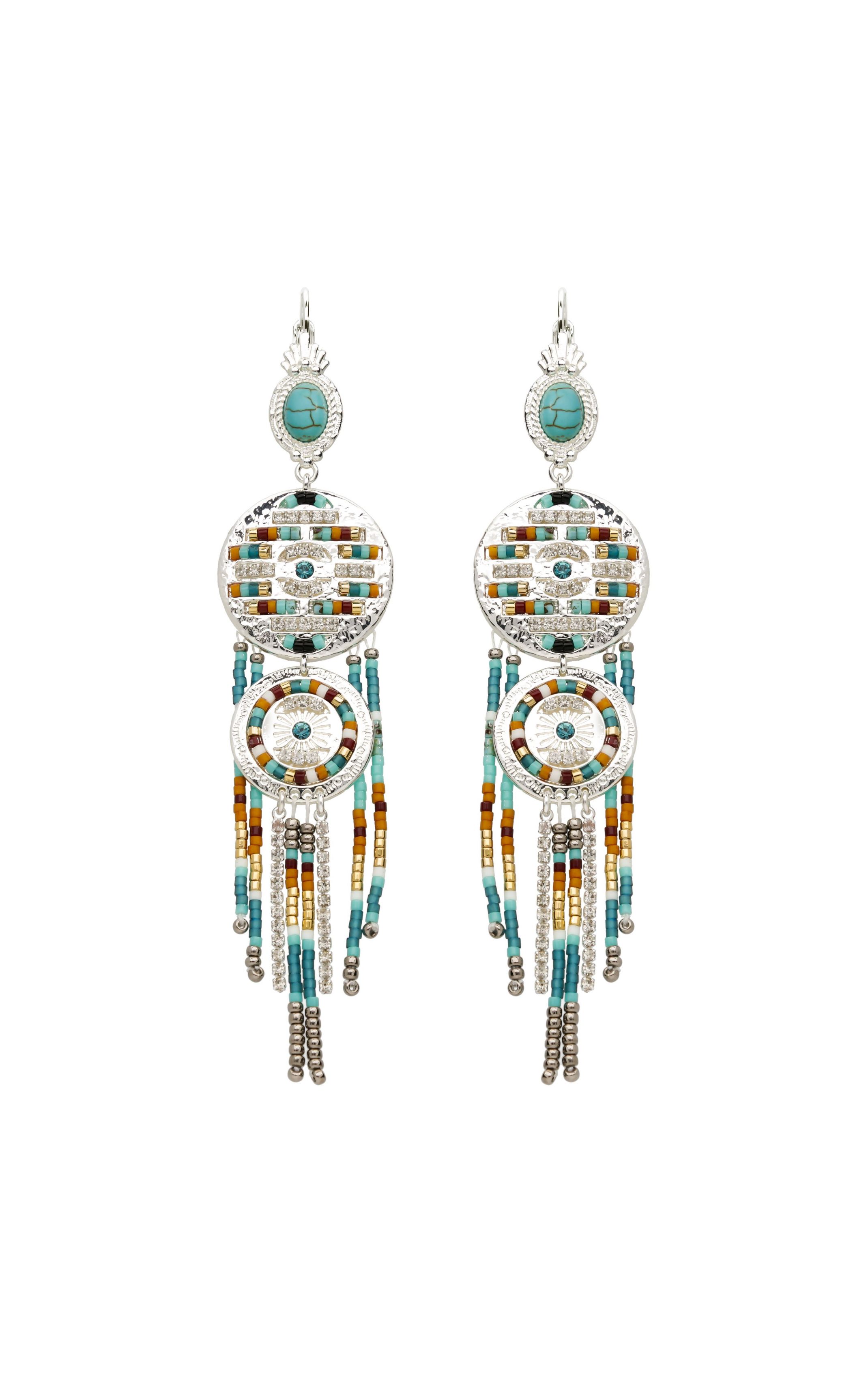 Earrings Bison Argenté