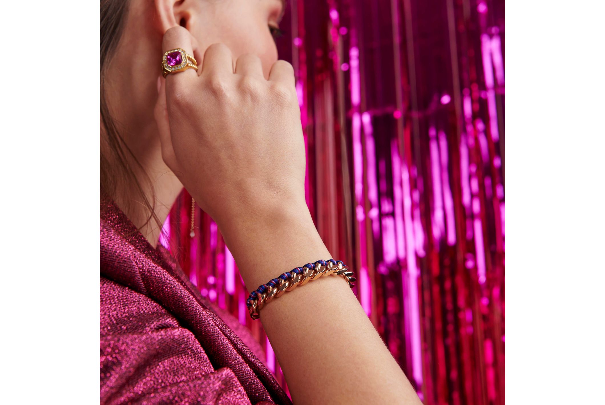 Hipanema Bracelet Vegas Purple