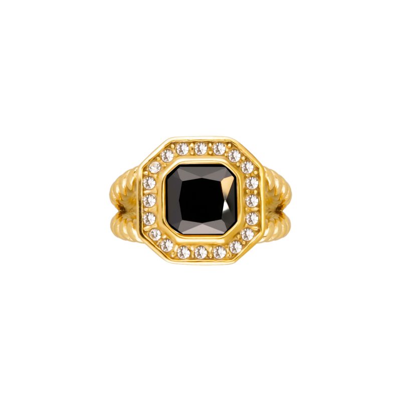 Bague Castafi Noir HIPANEMA
