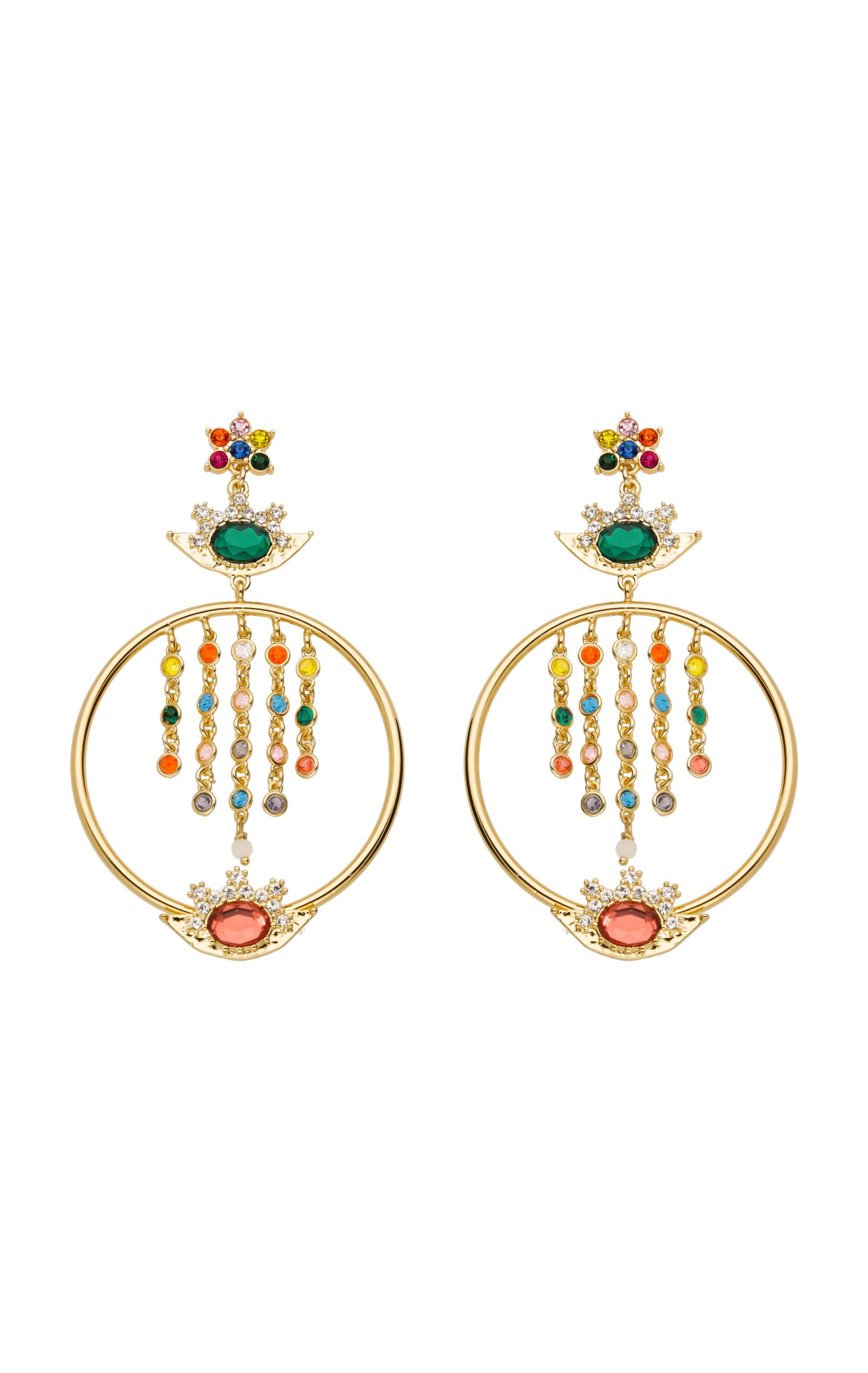 Boucles d'oreilles Dynasty Multicolore