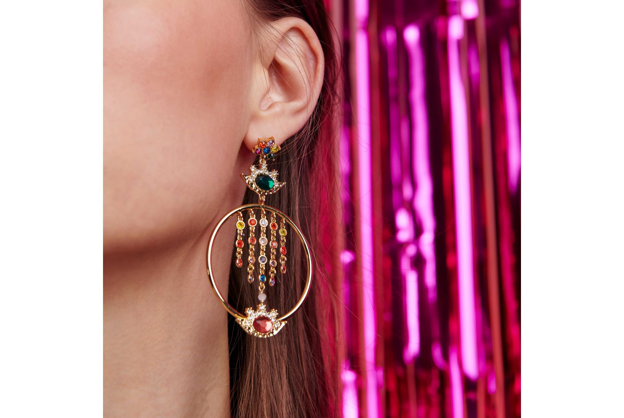 Hipanema Boucles d'oreilles Dynasty Multicolore