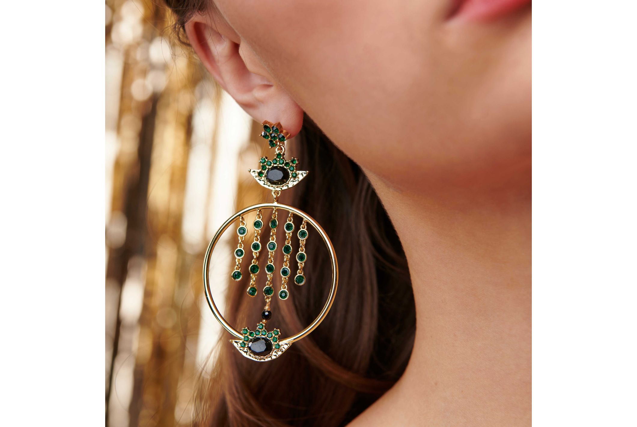 Hipanema Earrings Dynasty Black