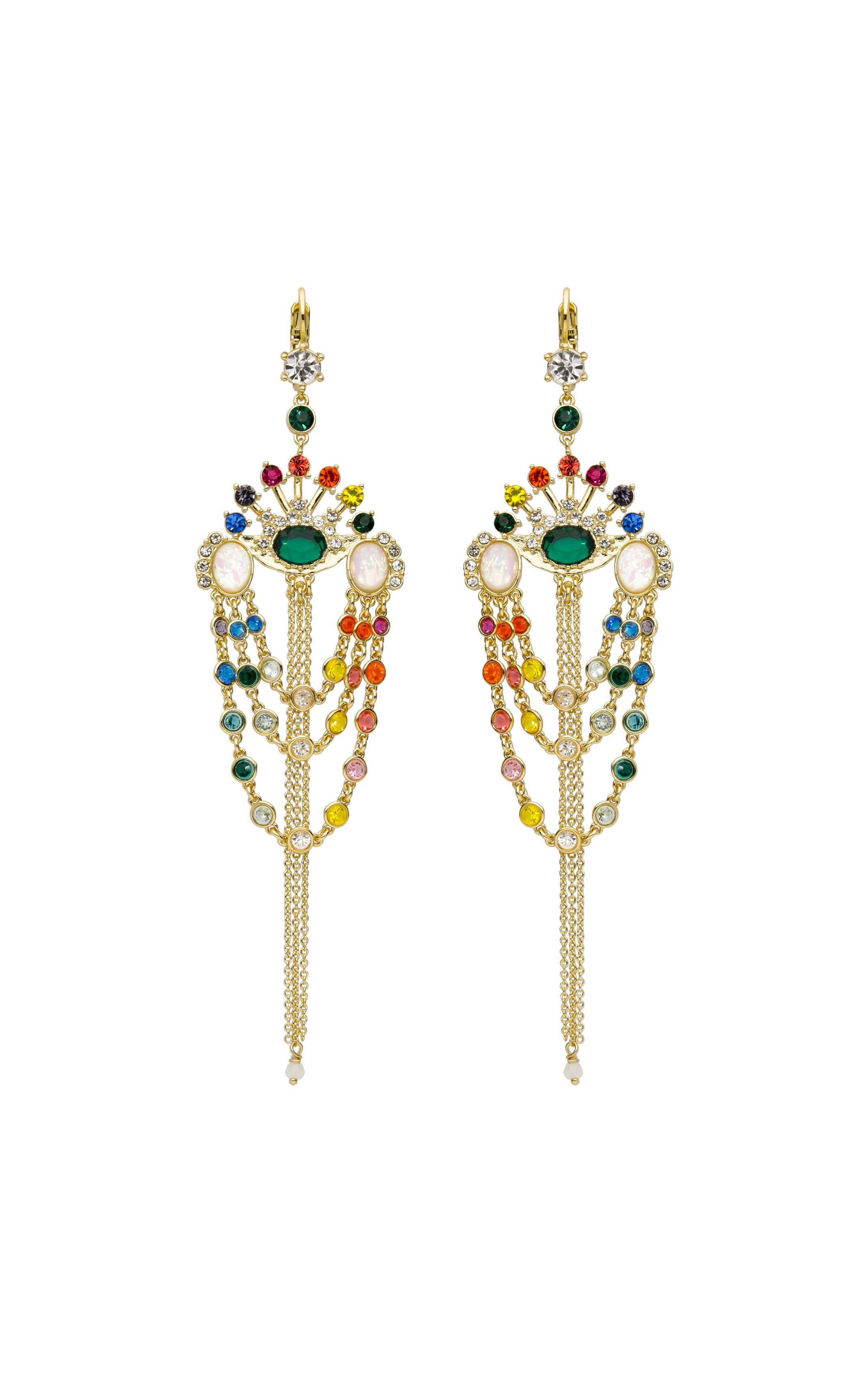 Boucles d'oreilles Gharbo Multicolore
