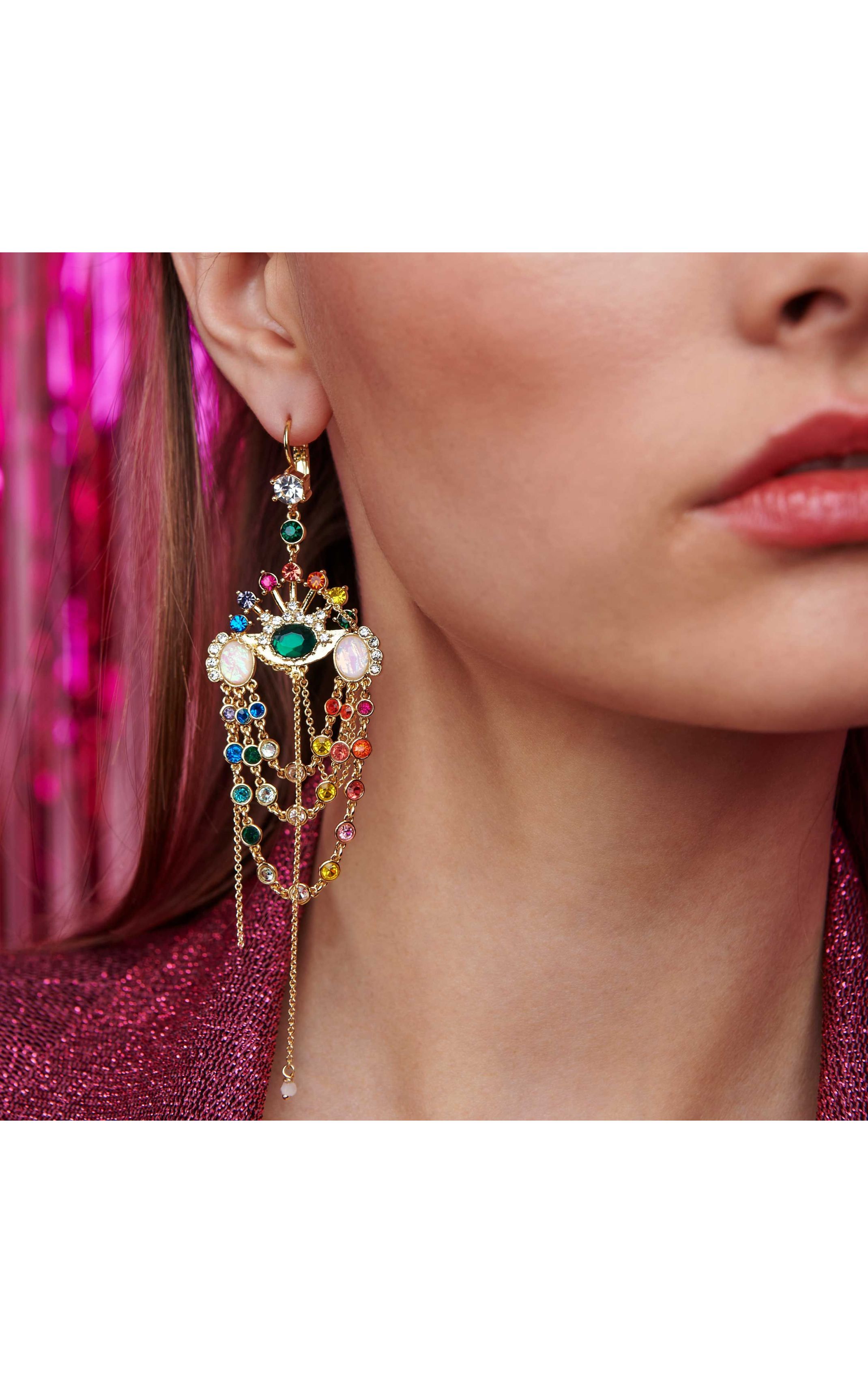 Boucles d'oreilles Gharbo Multicolore