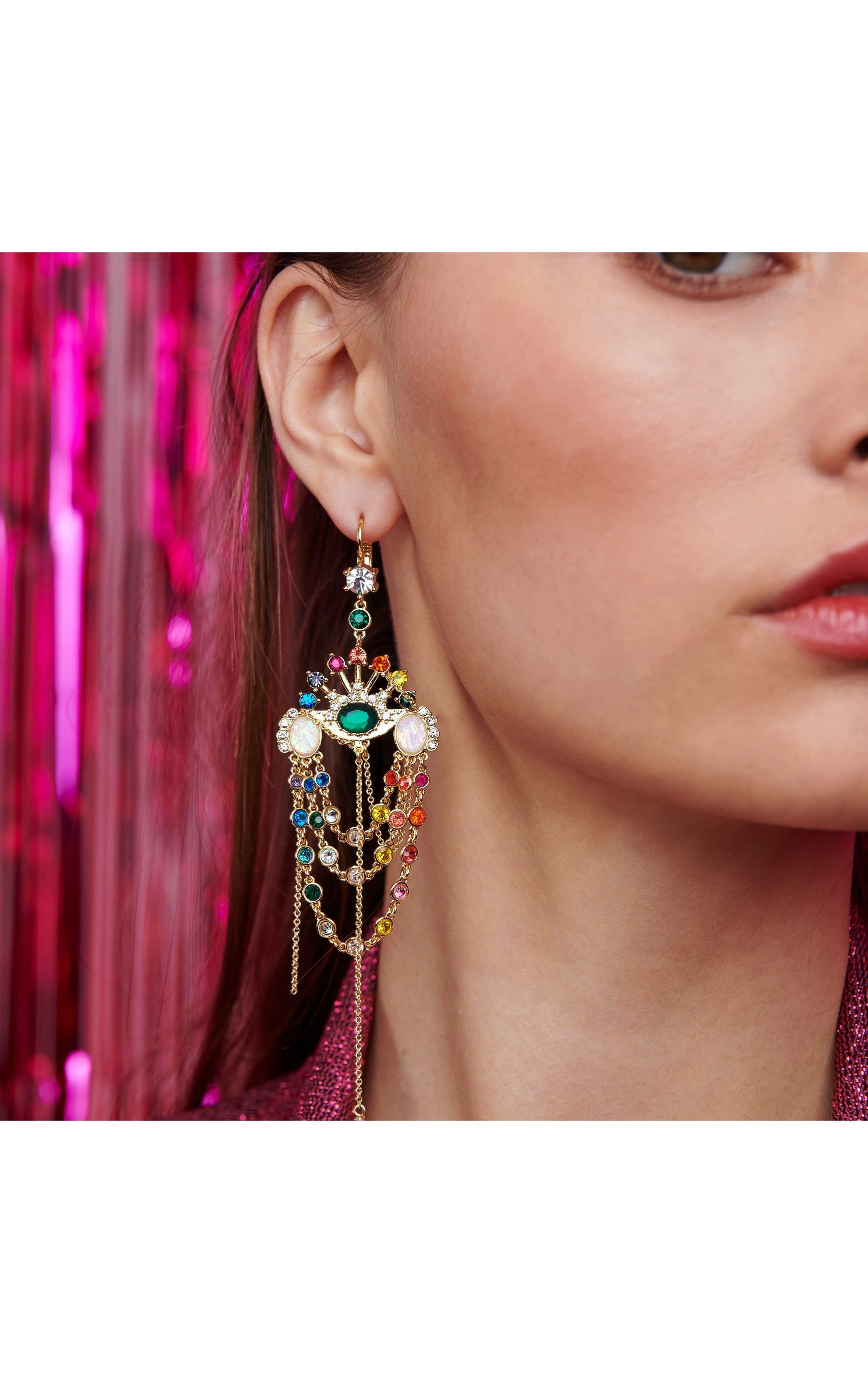 Boucles d'oreilles Gharbo Multicolore
