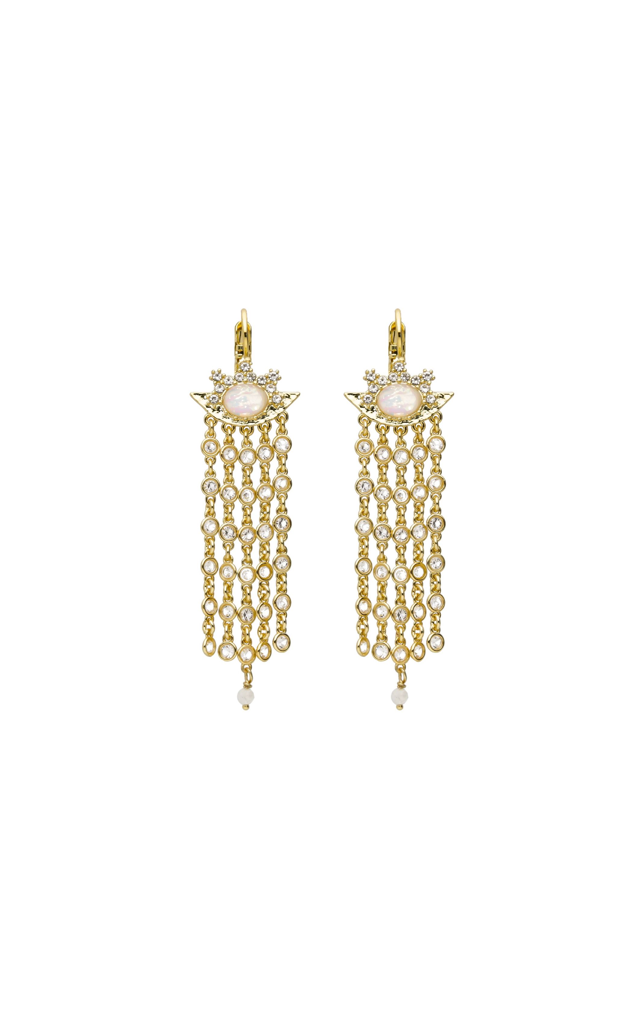 Boucles d'oreilles Monroe Blanc