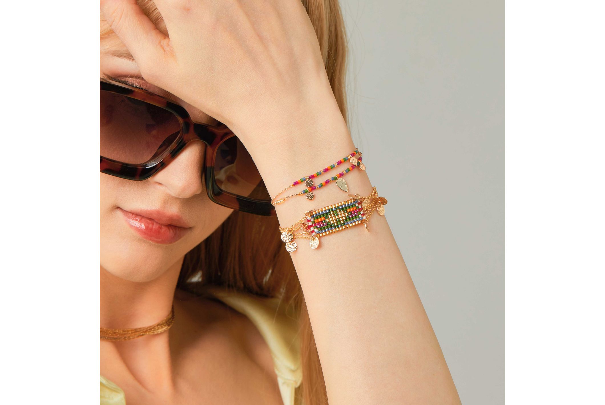 Hipanema Bracelet Hatchee Gold