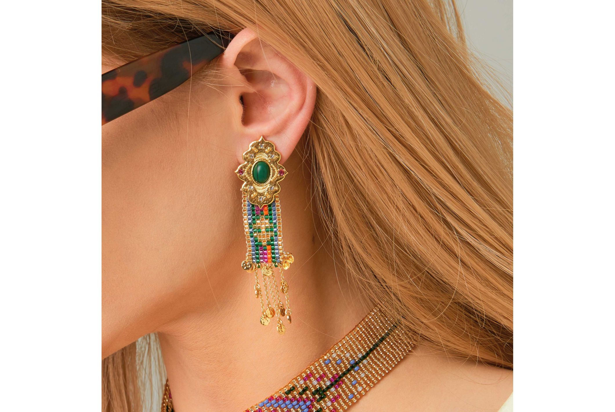 Boucles d'oreilles Yanky Doré