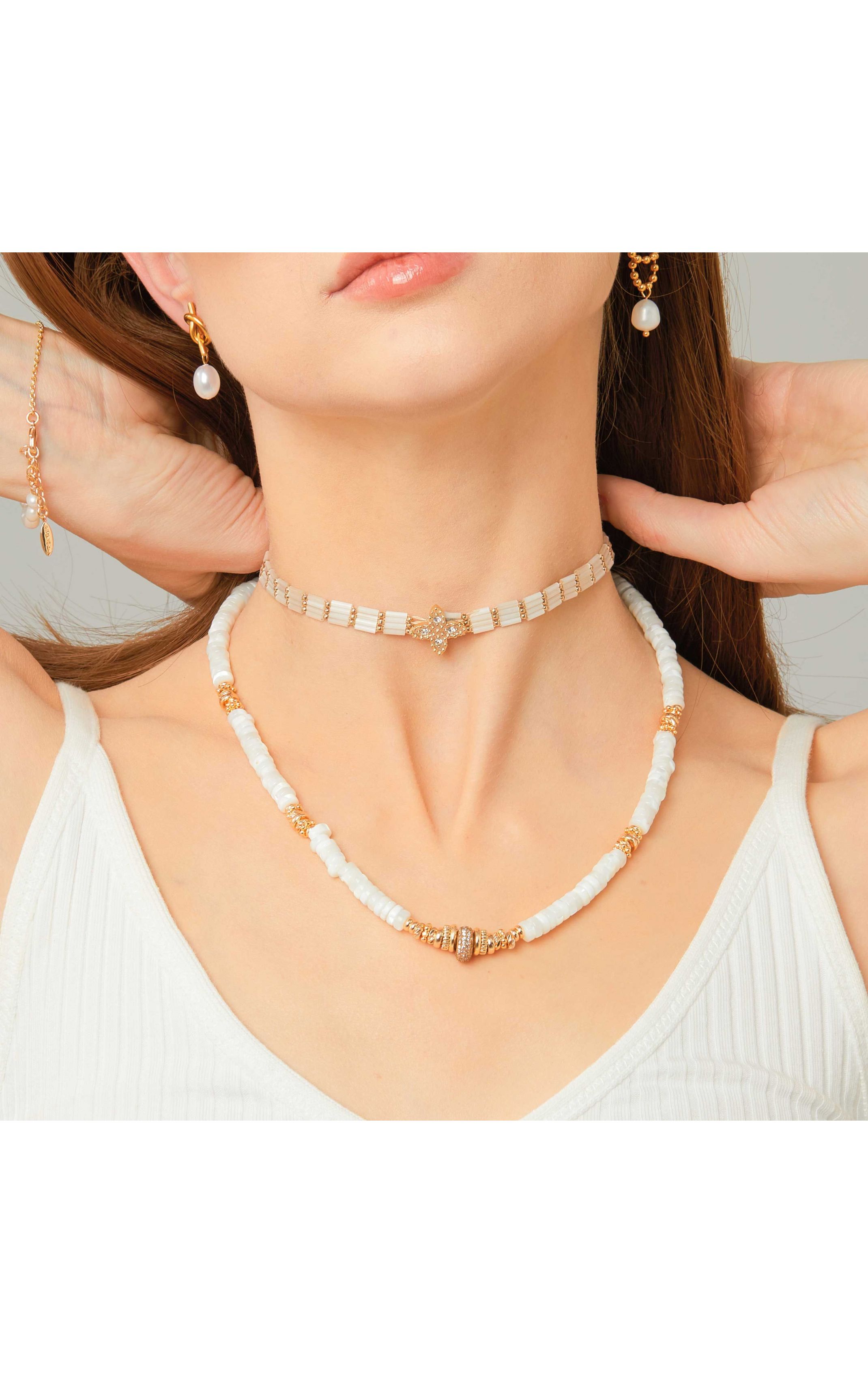 Necklace Marvella White