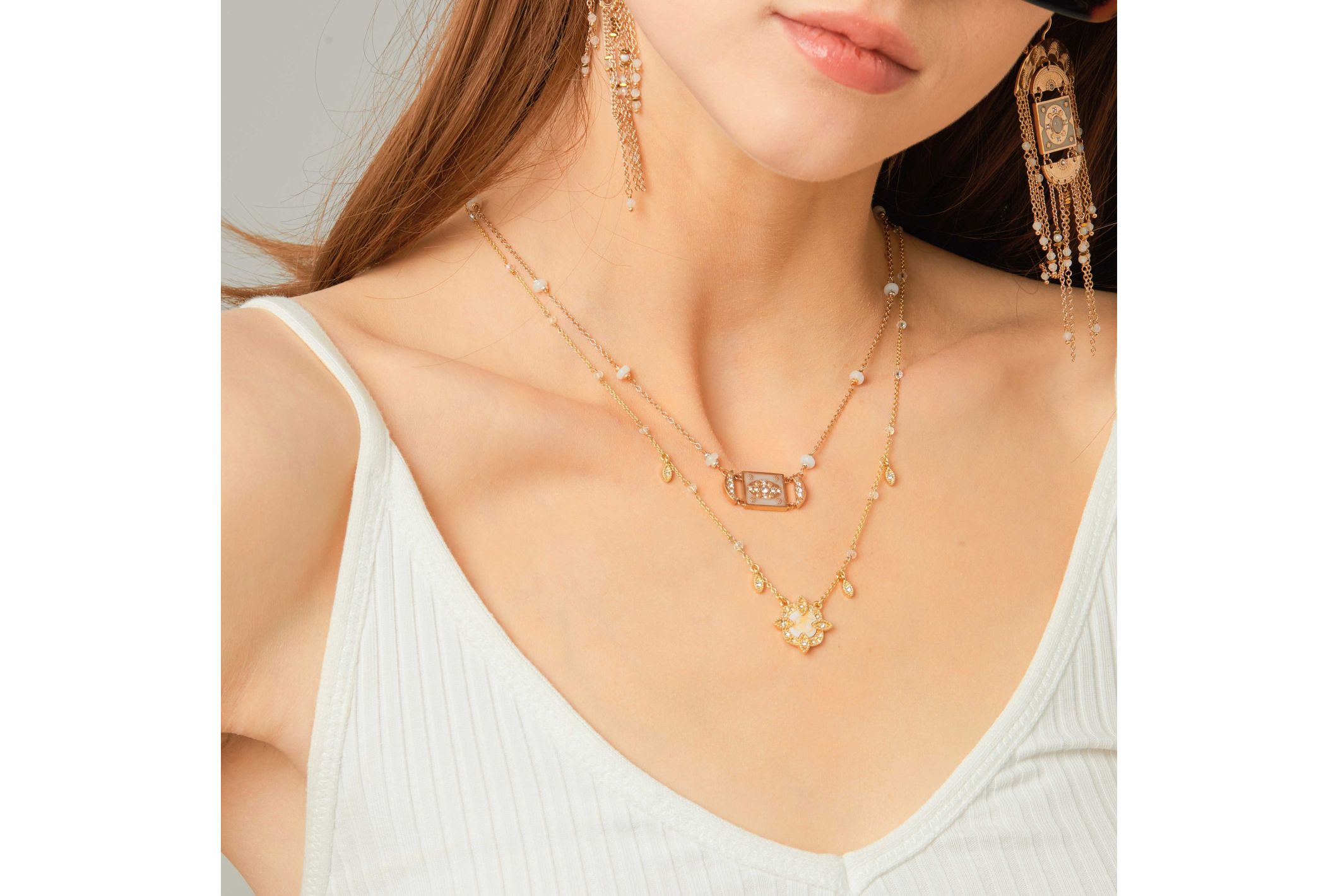 Hipanema Necklace Venera Gold