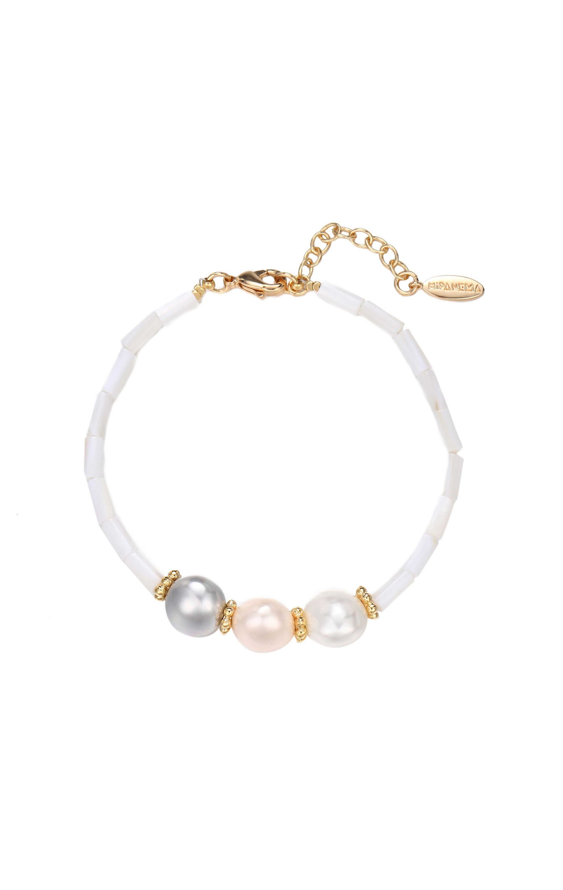 Bracelet Flores White