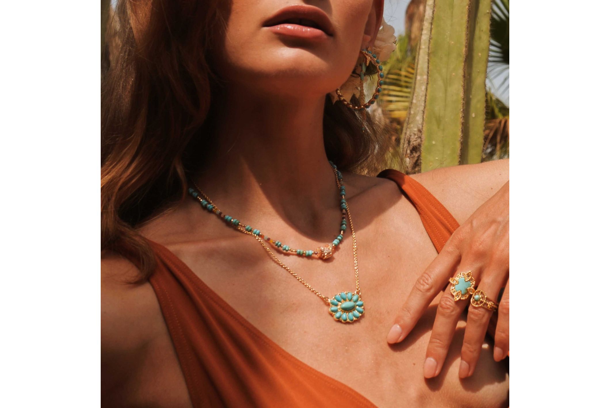 Hipanema Collier Lucy Turquoise