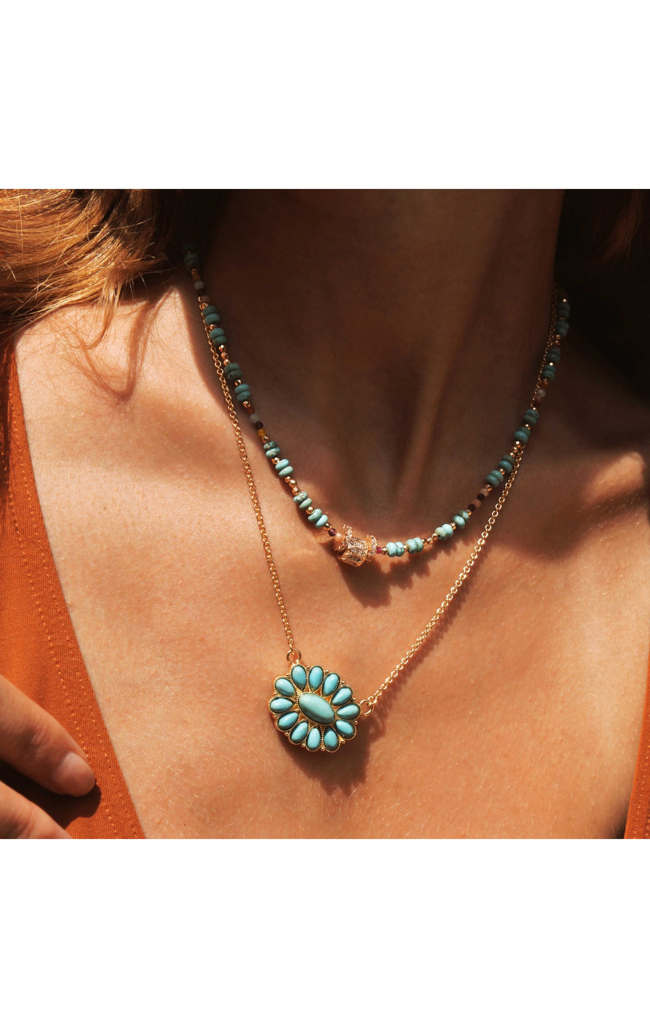 Collier Lucy Turquoise