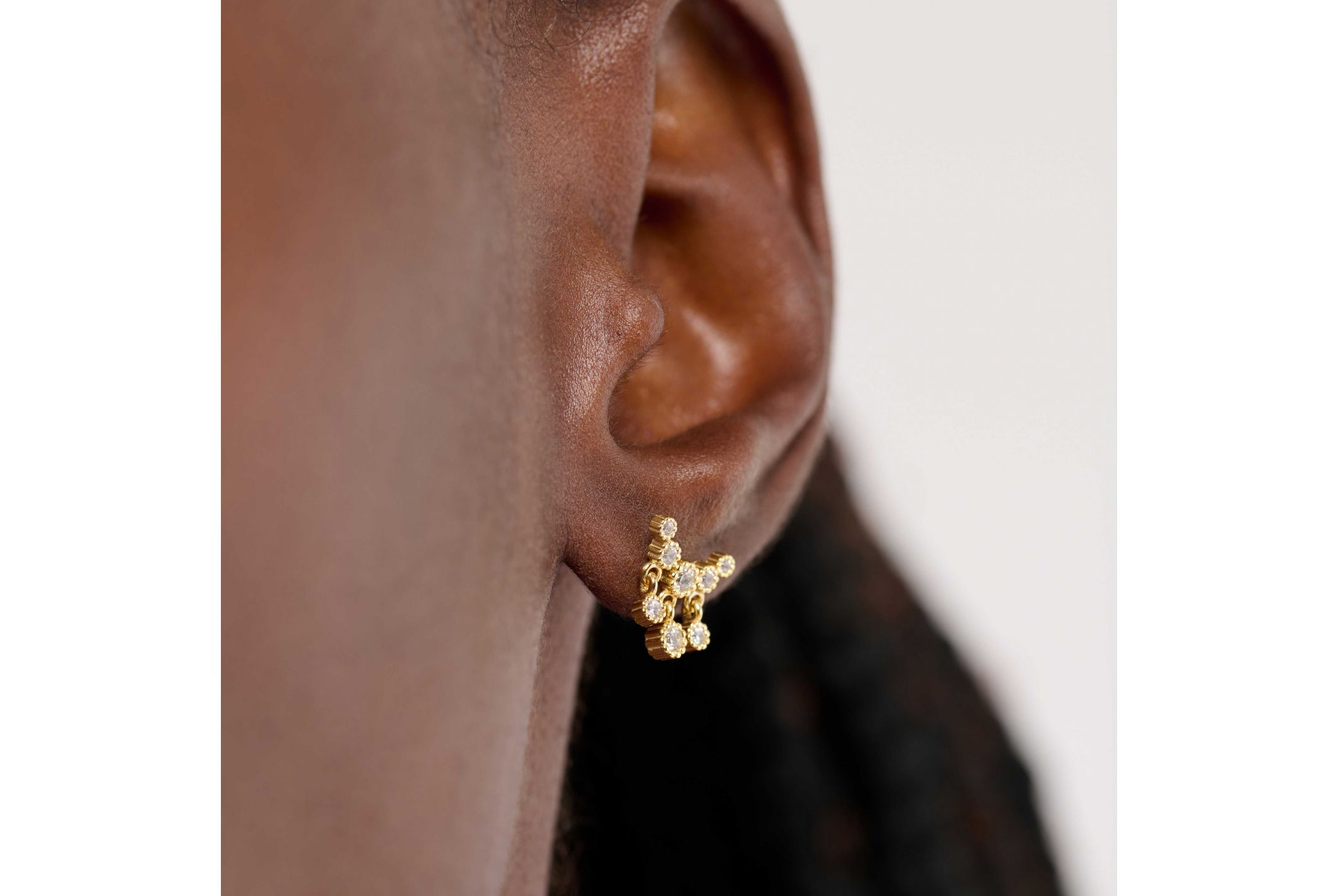 Hipanema Earrings Shiriz Gold