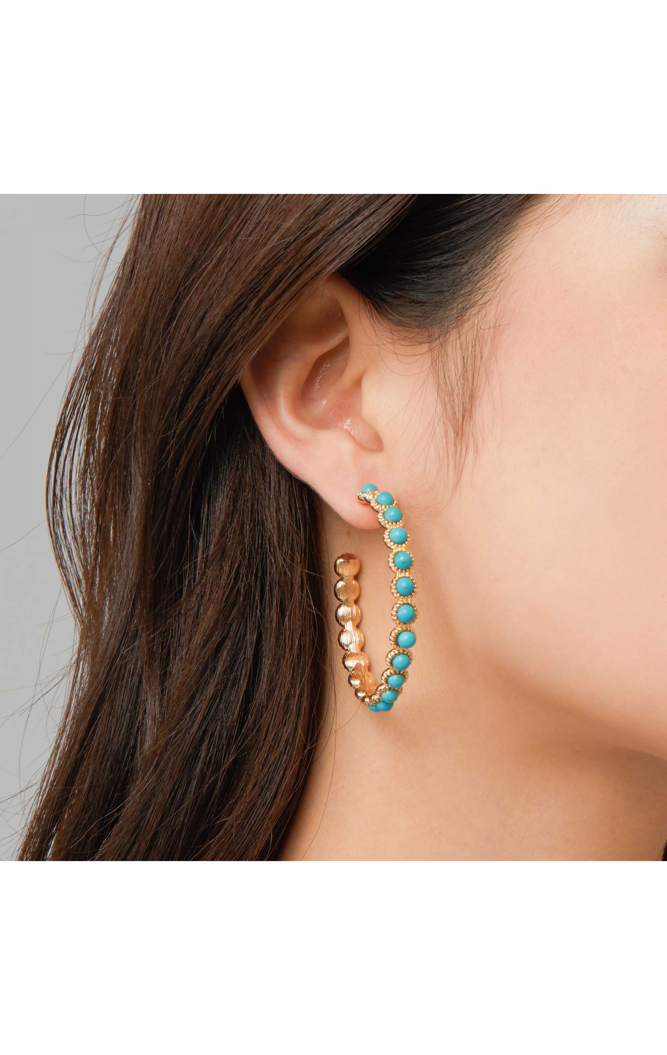 Earrings Falcom Turquoise