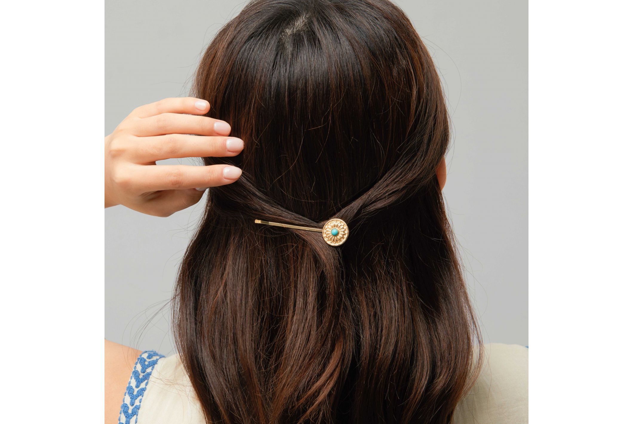 Hipanema Hairclip Shania Gold