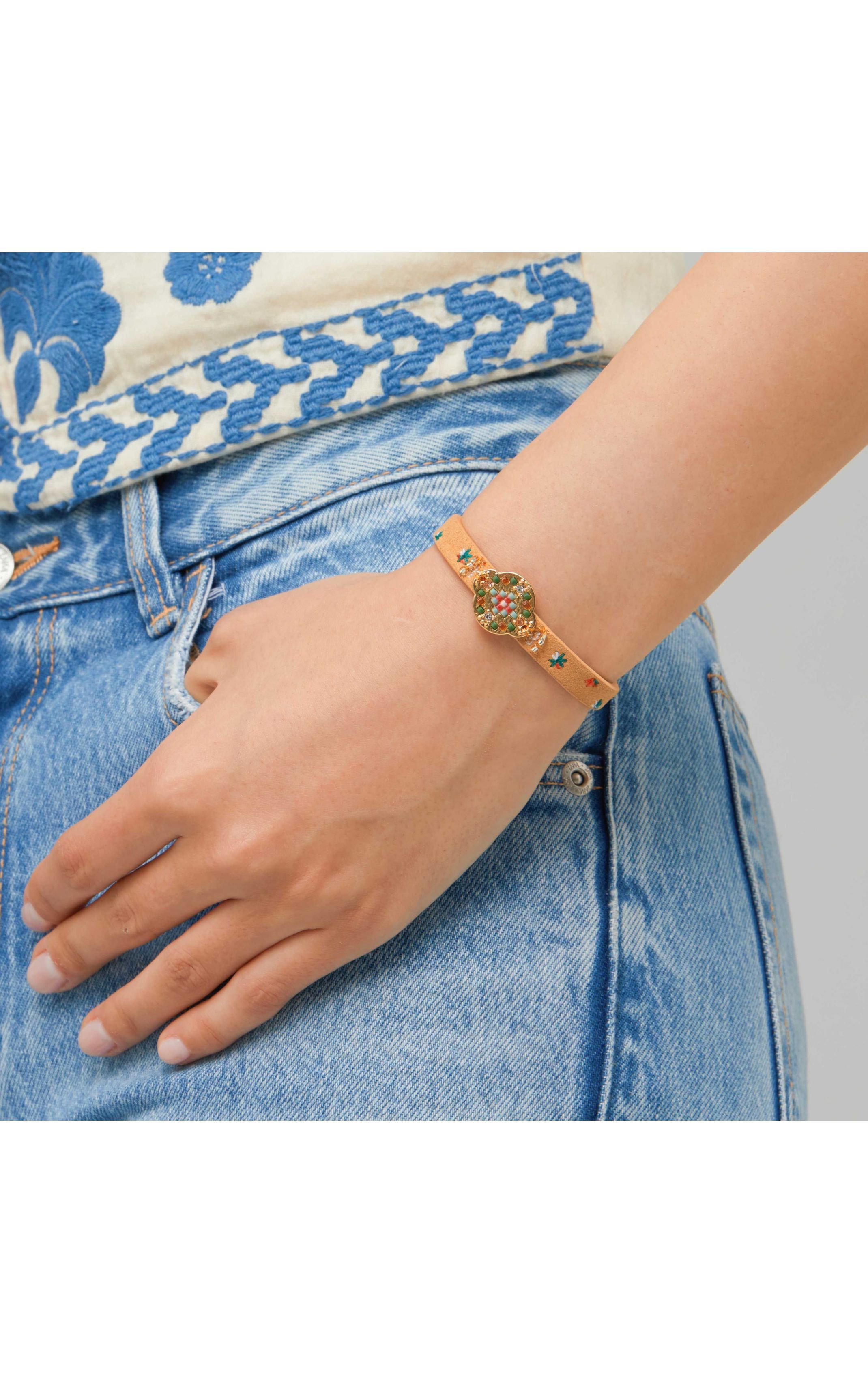 Bracelet Eclectik Fauve