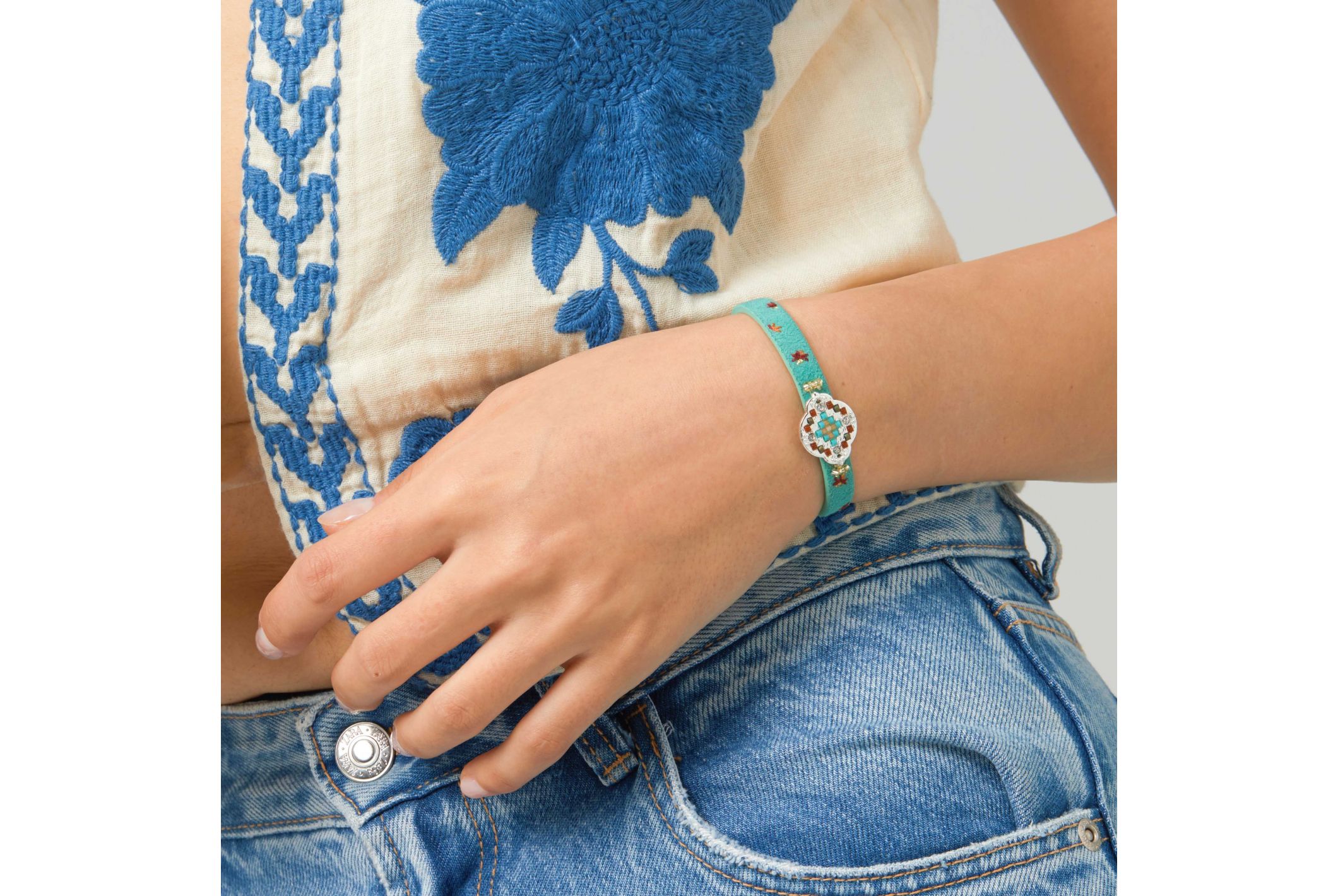 Hipanema Bracelet Eclectik Turquoise