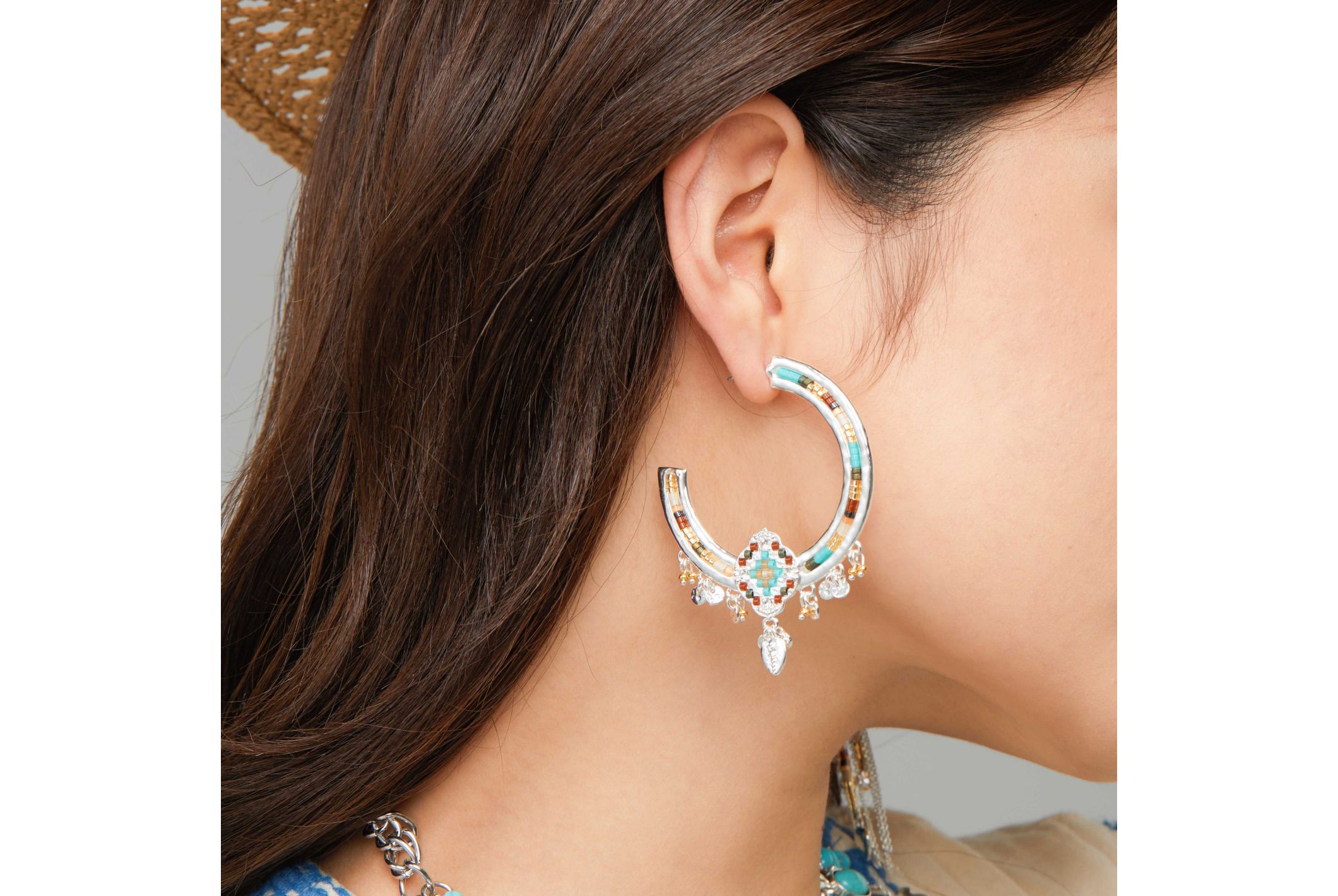 Hipanema Earrings Zewel Argenté