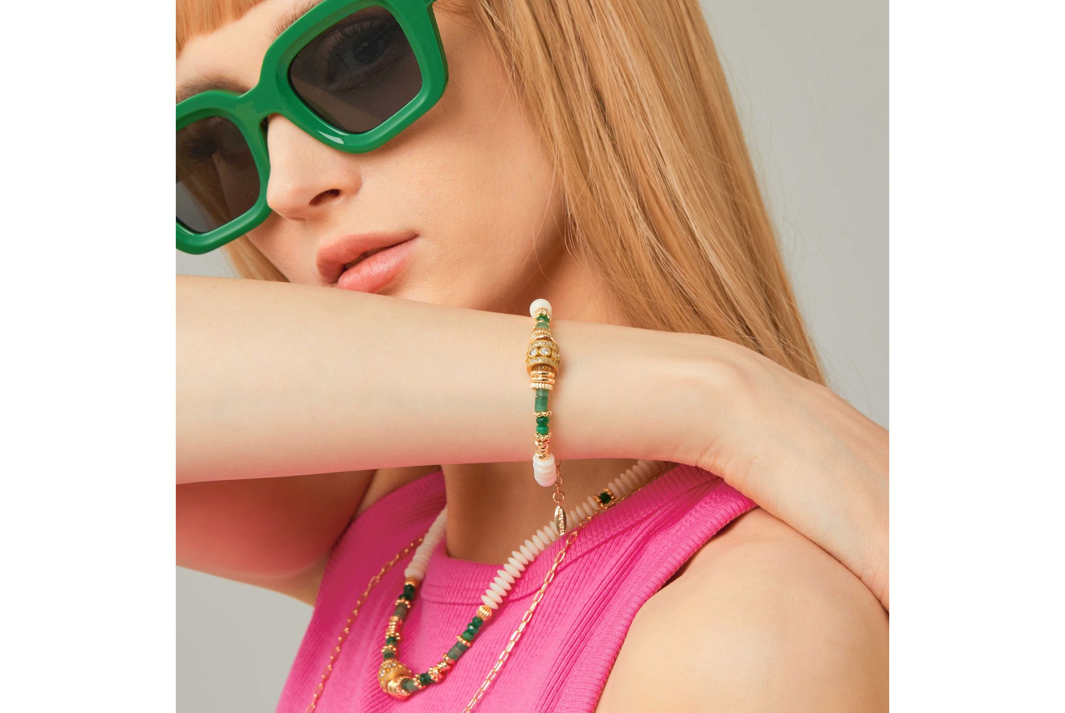 Hipanema Bracelet Pistache Vert