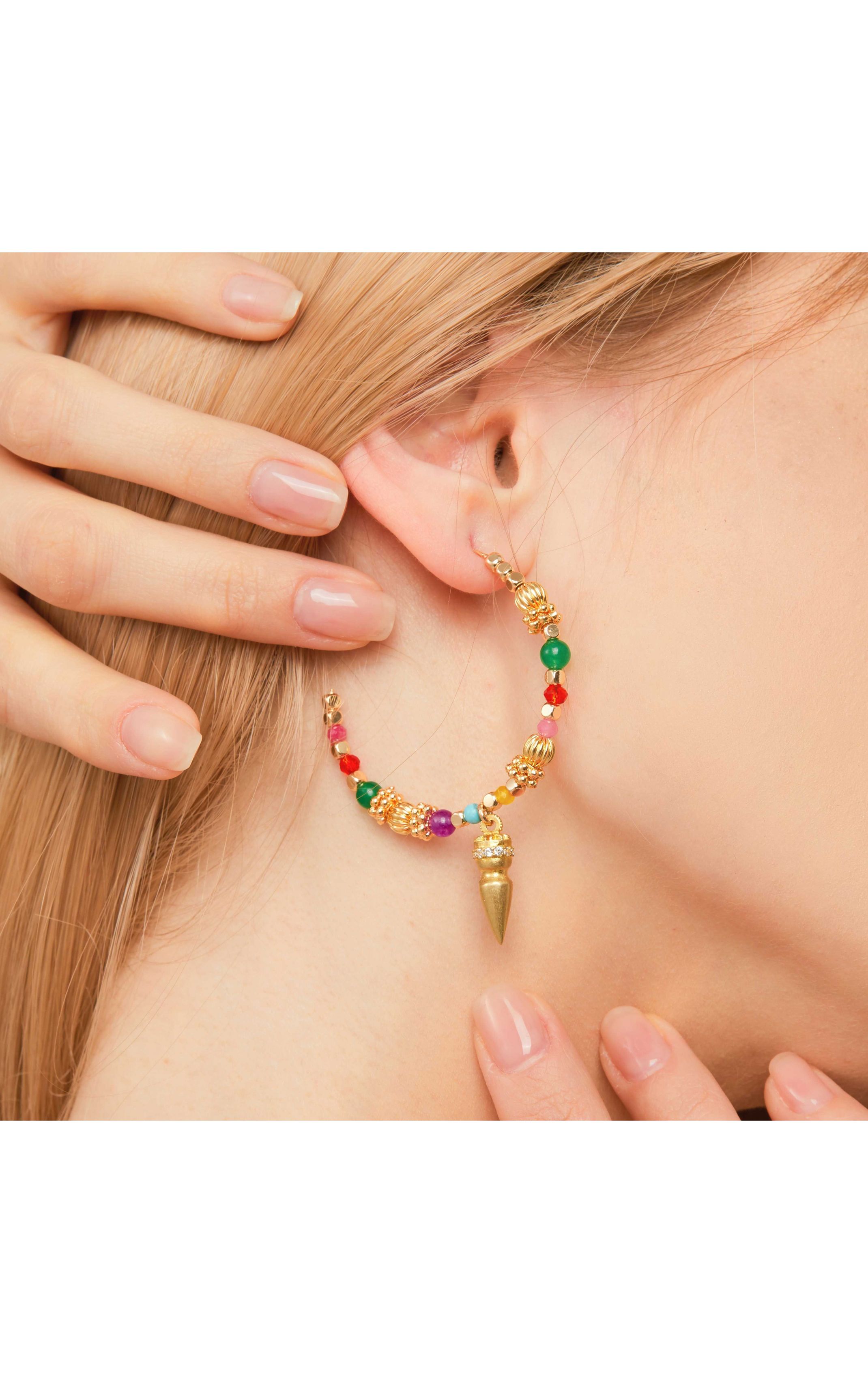 Boucles d'oreilles Dolina Multicolore
