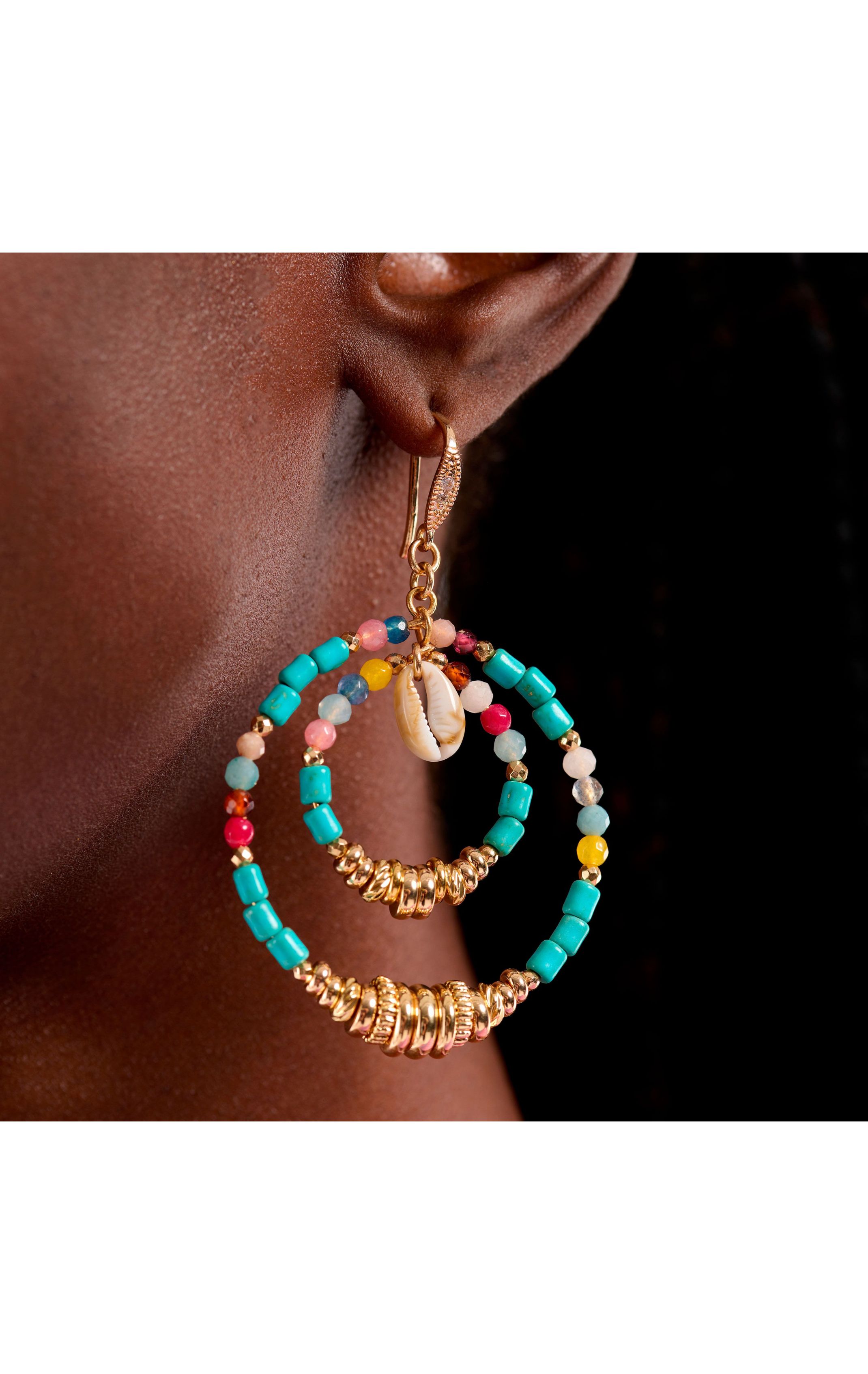 Earrings Karamba Turquoise