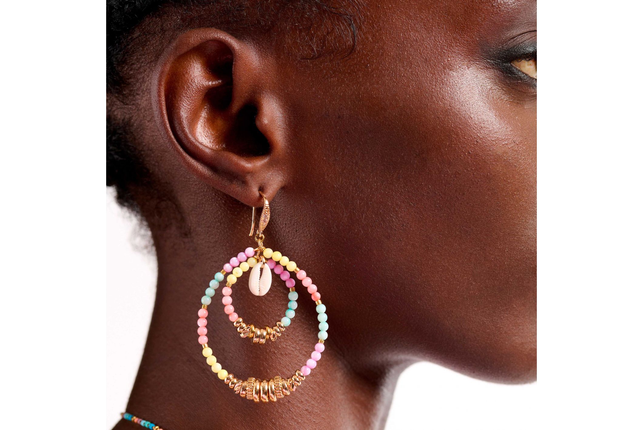 Hipanema Boucles d'oreilles Karamba Multicolore
