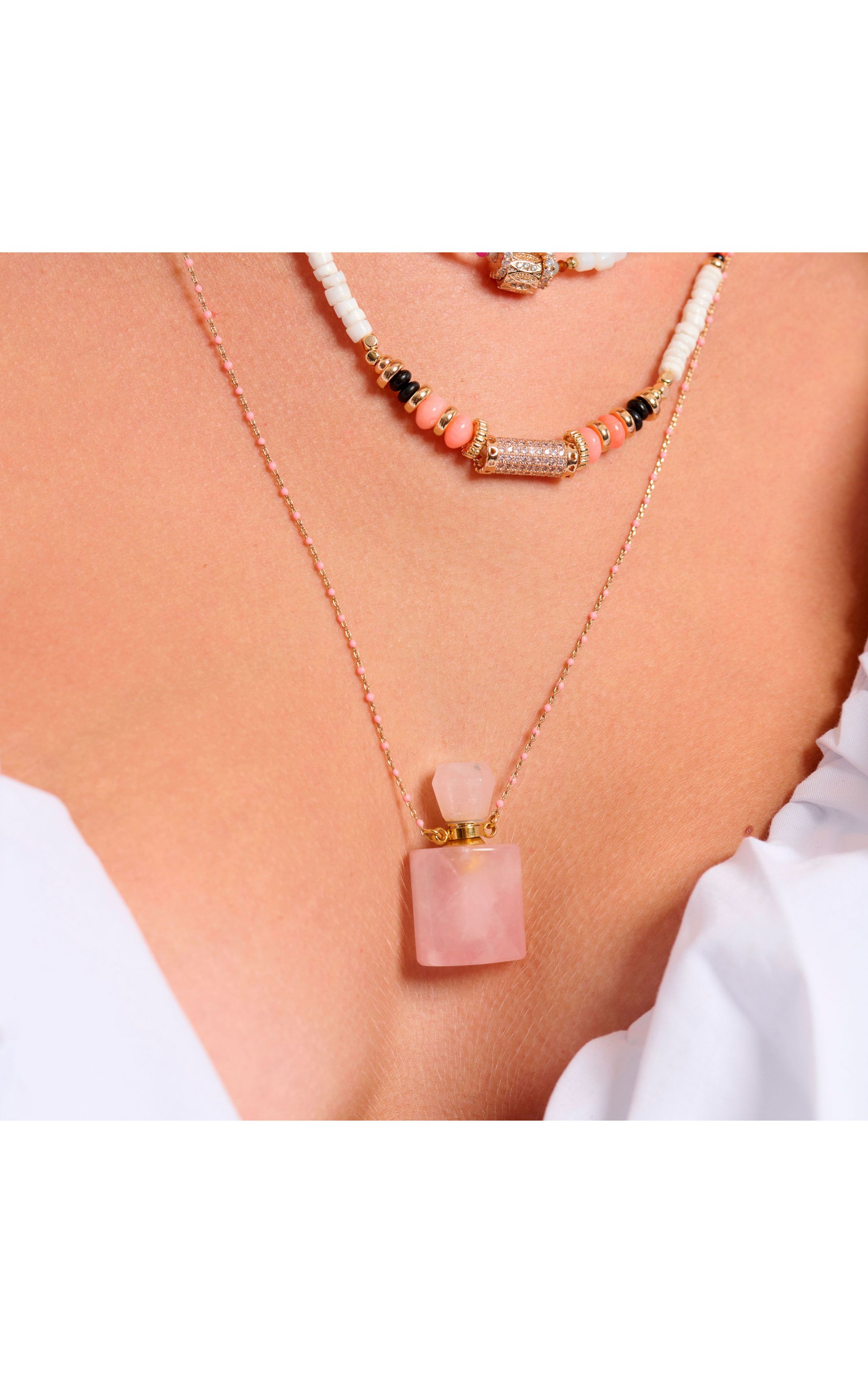 Collier Humey Rose