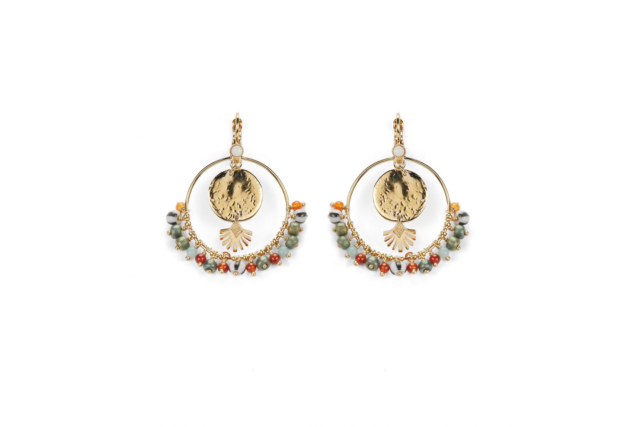 Hipanema Boucles d'oreilles Eclipse Multicolore
