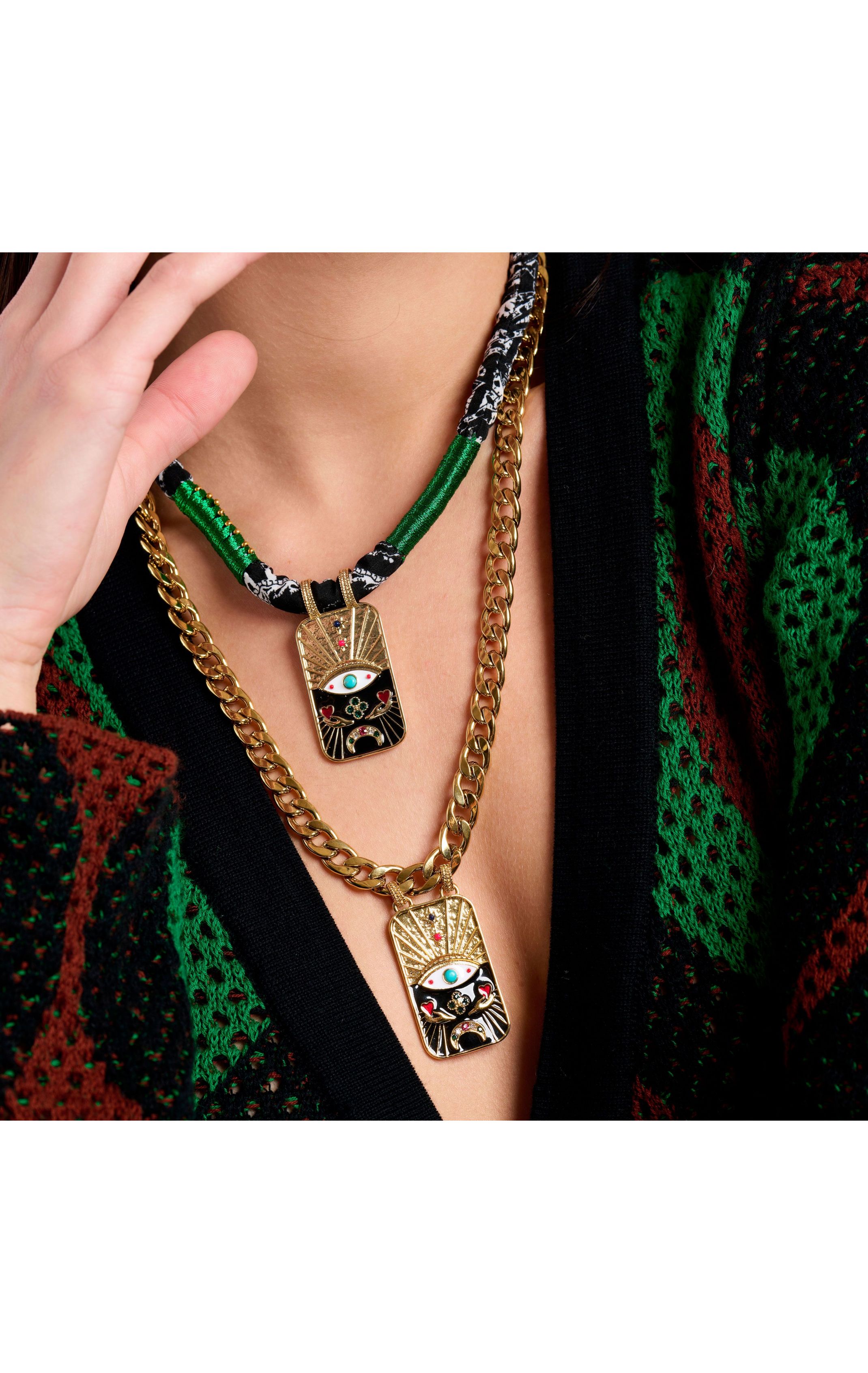 Necklace Tarot Black