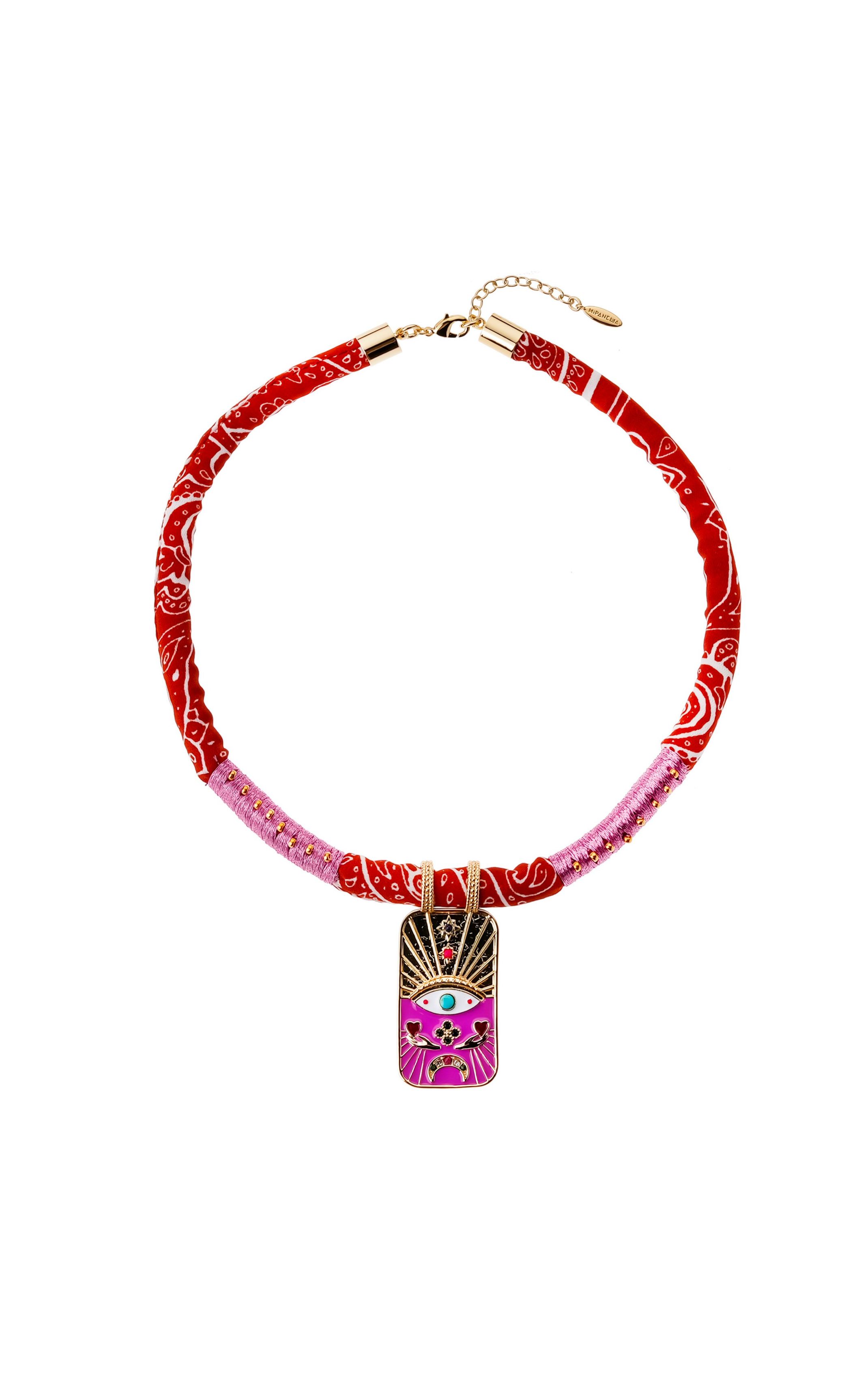 Necklace Tarot Lilas