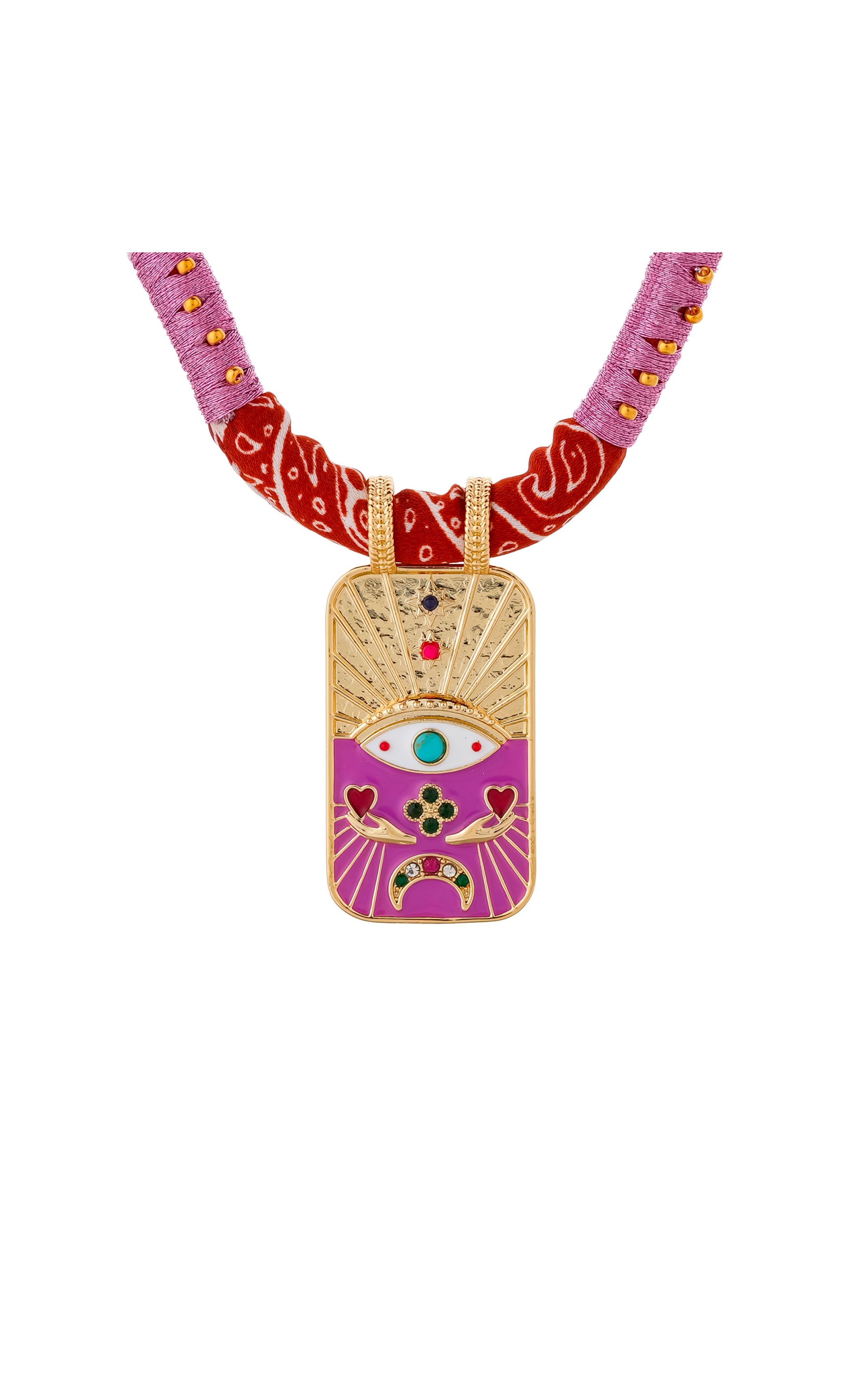 Necklace Tarot Lilas