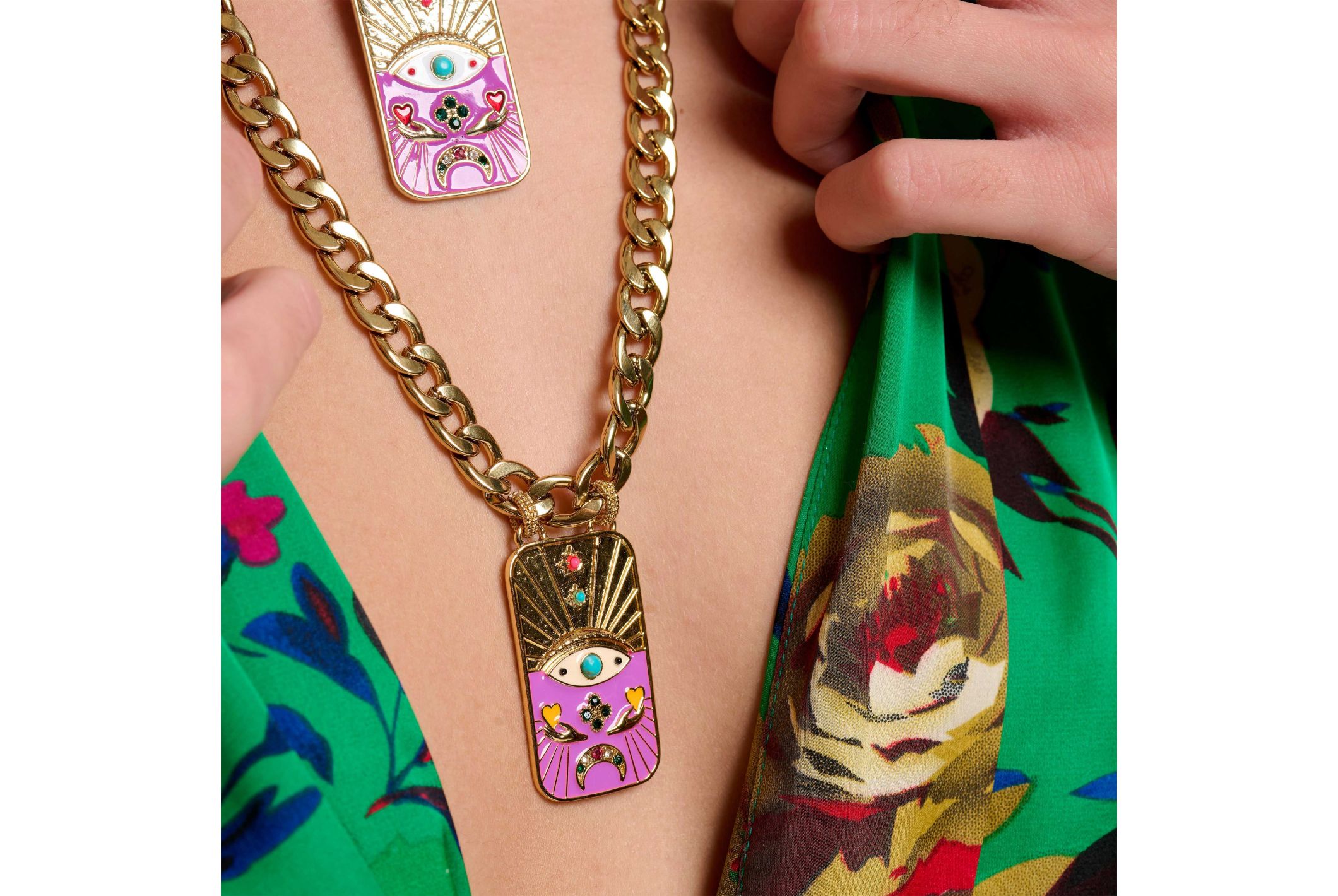 Hipanema Collier Pharaon Violet