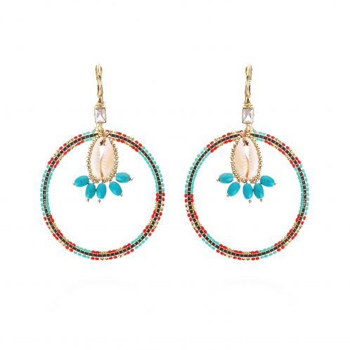 Boucles d'oreilles Recif