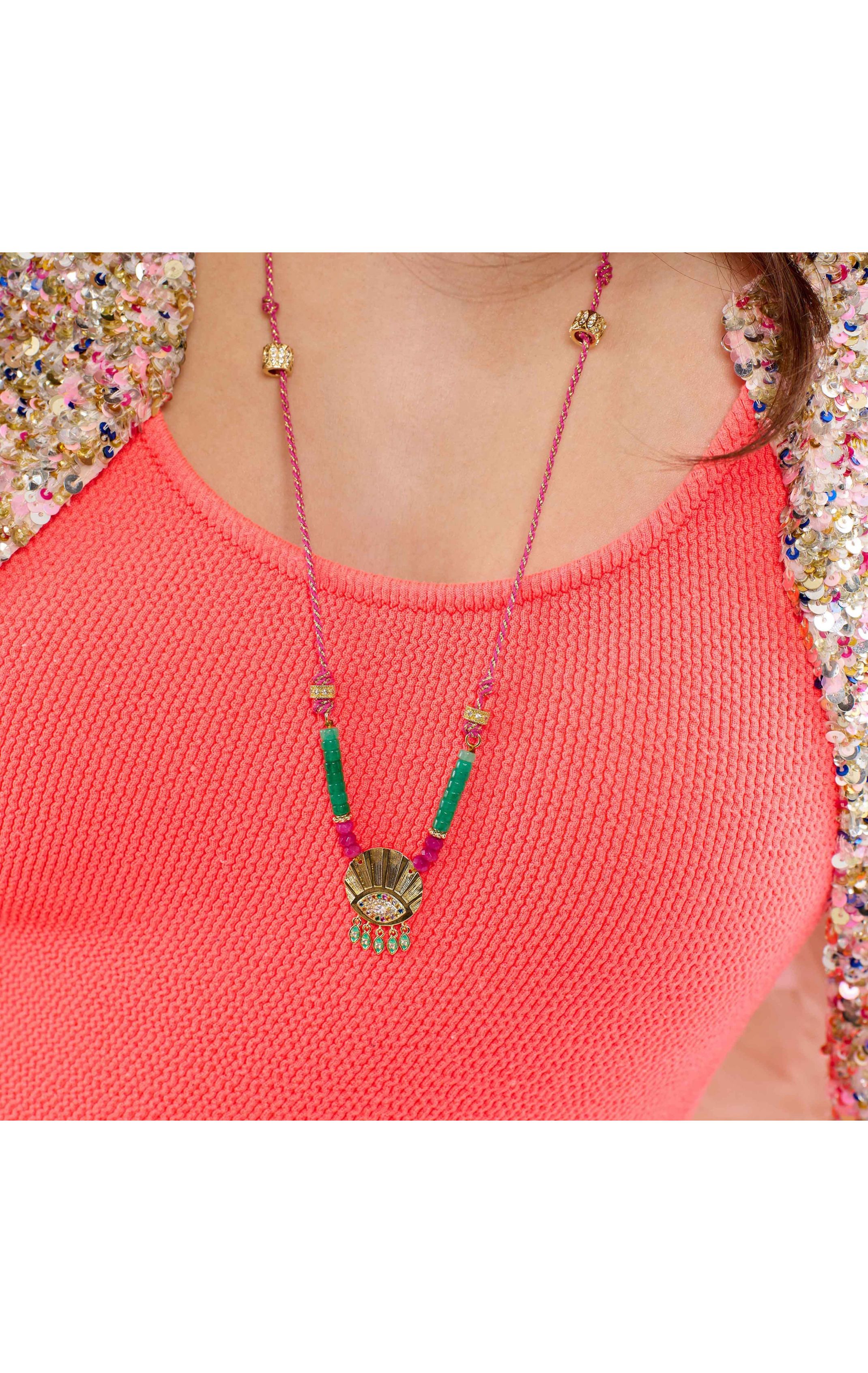 Collier Spectacular Vert