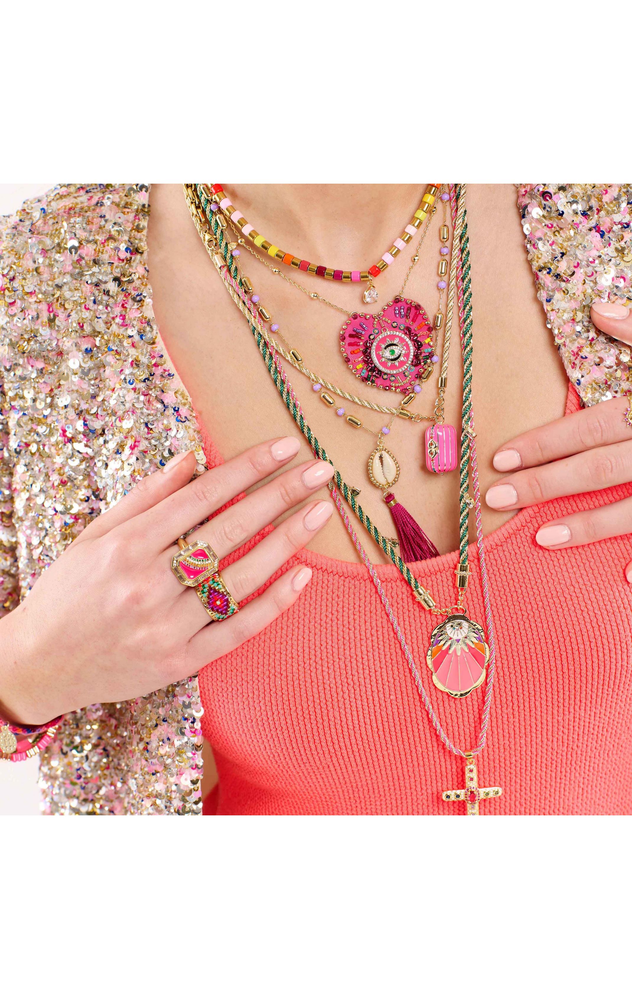 Necklace Janeira Pink