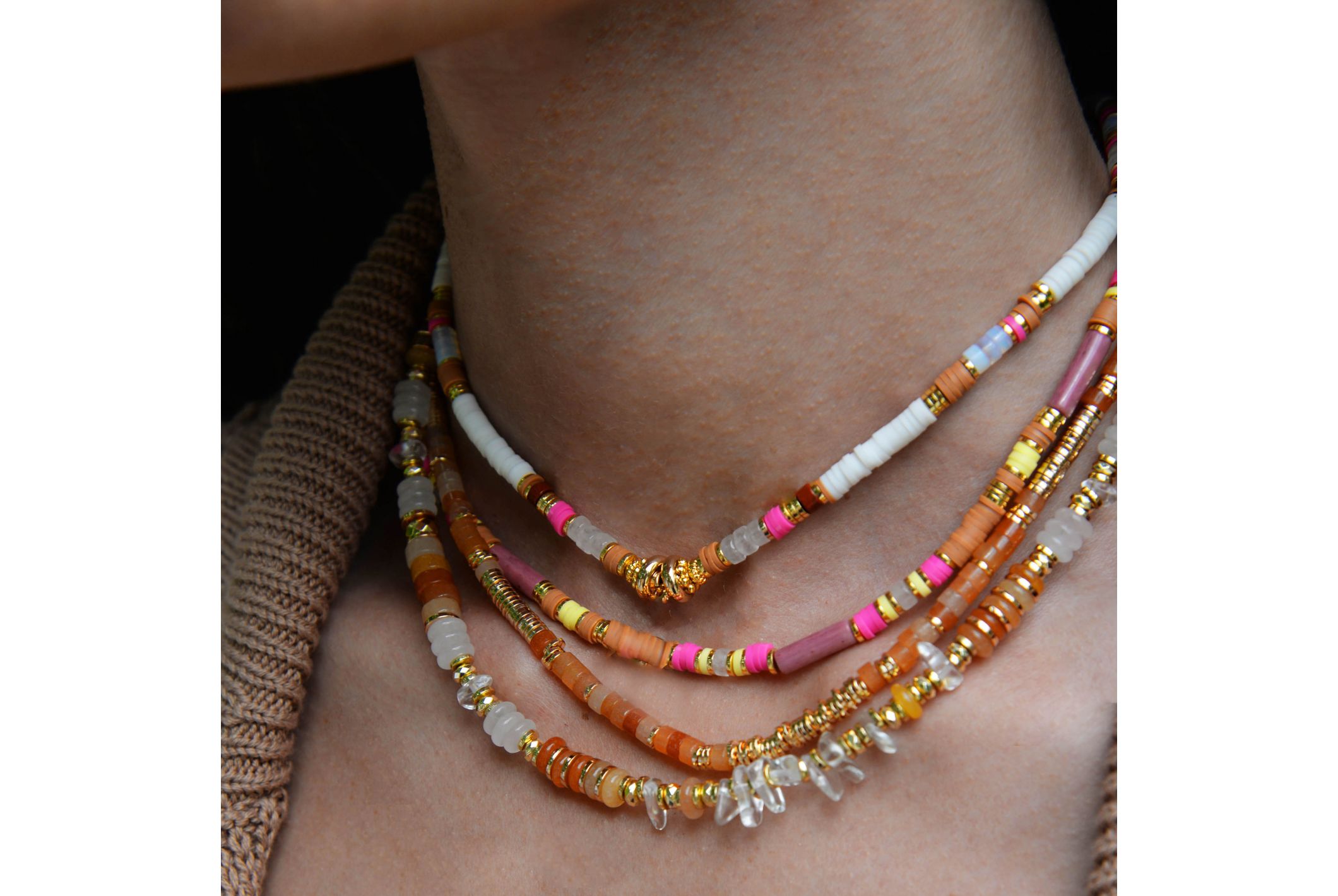 Collier Jaipur Camel