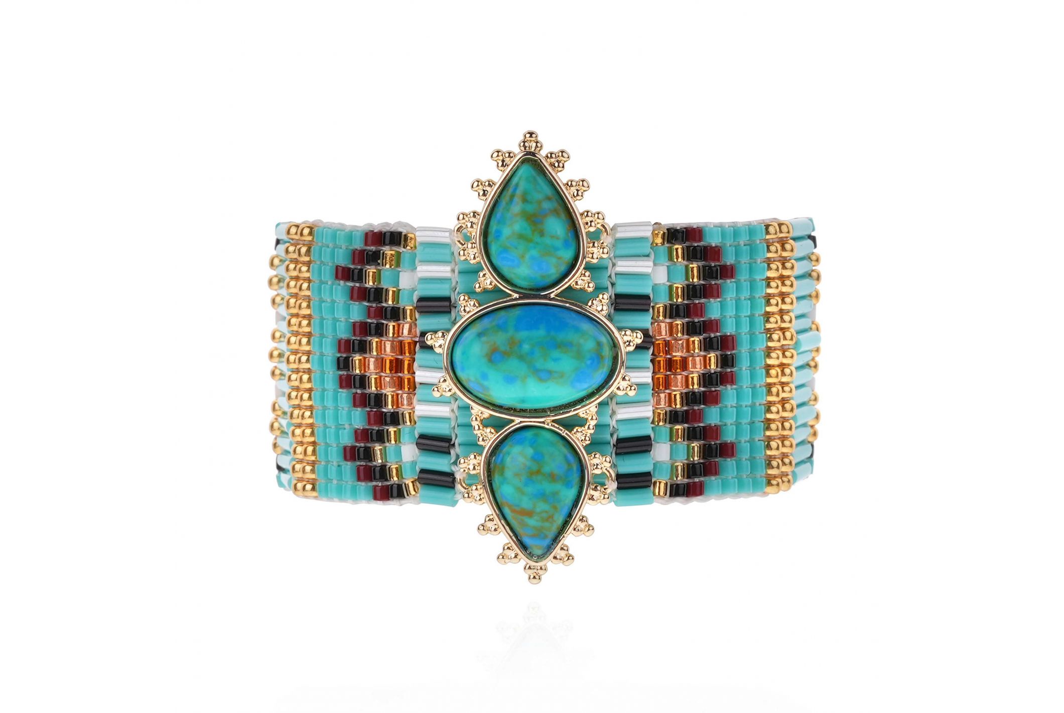 Hipanema Manchette Noliti Turquoise