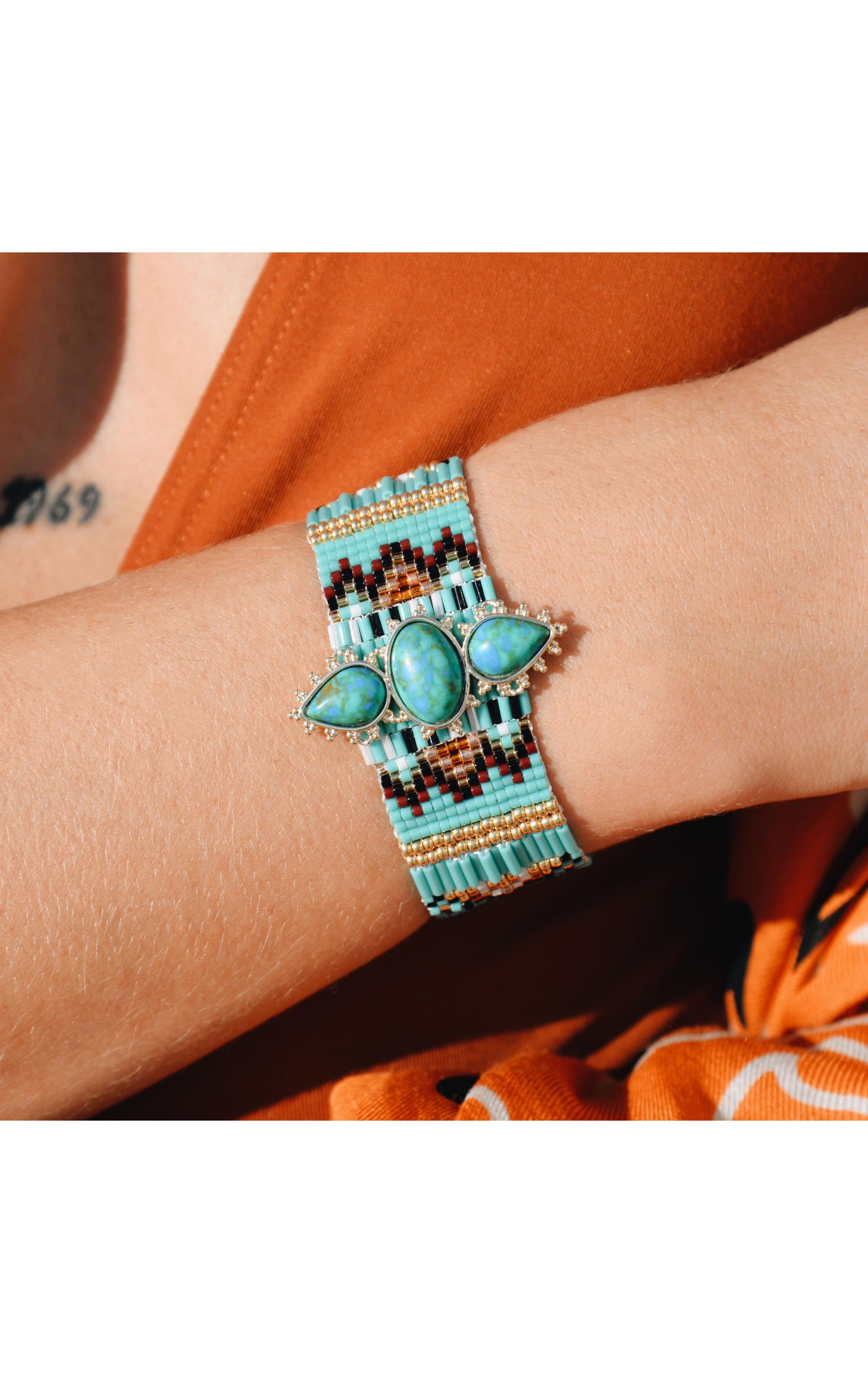 Manchette Noliti Turquoise