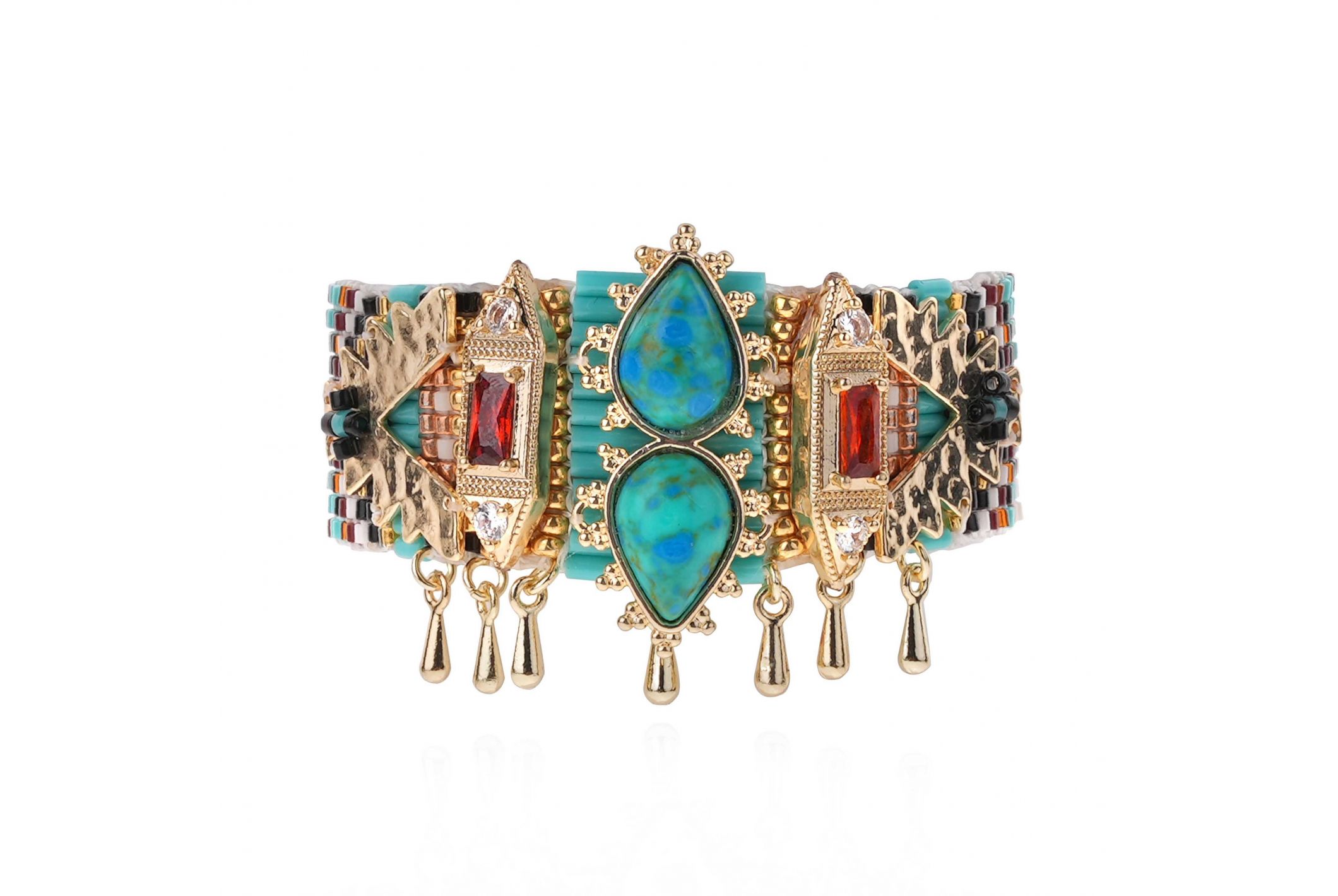 Hipanema Manchette Ranya Turquoise