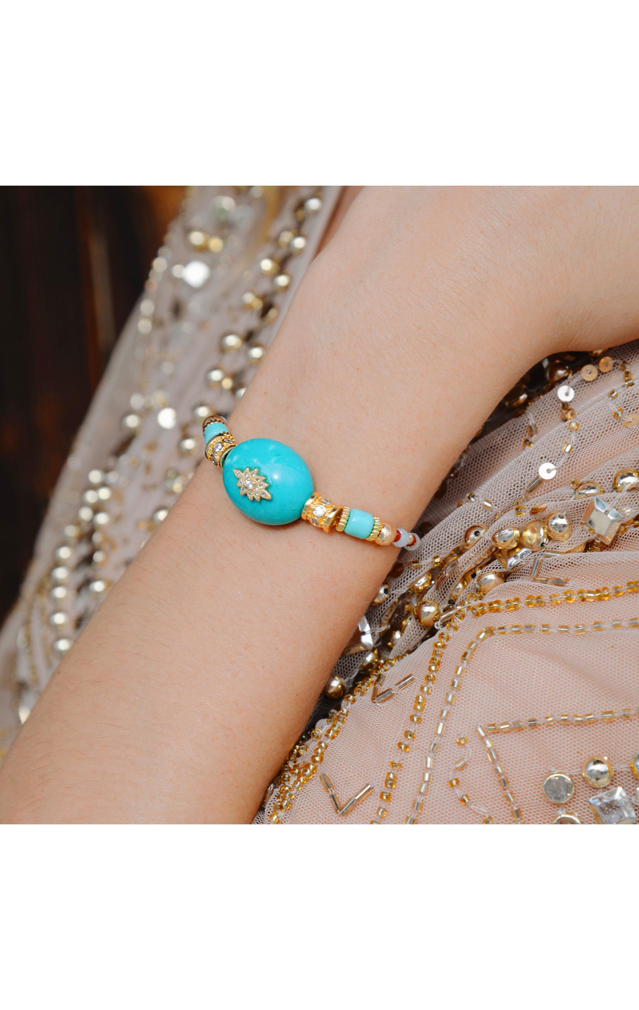 Bracelet Tajar Turquoise