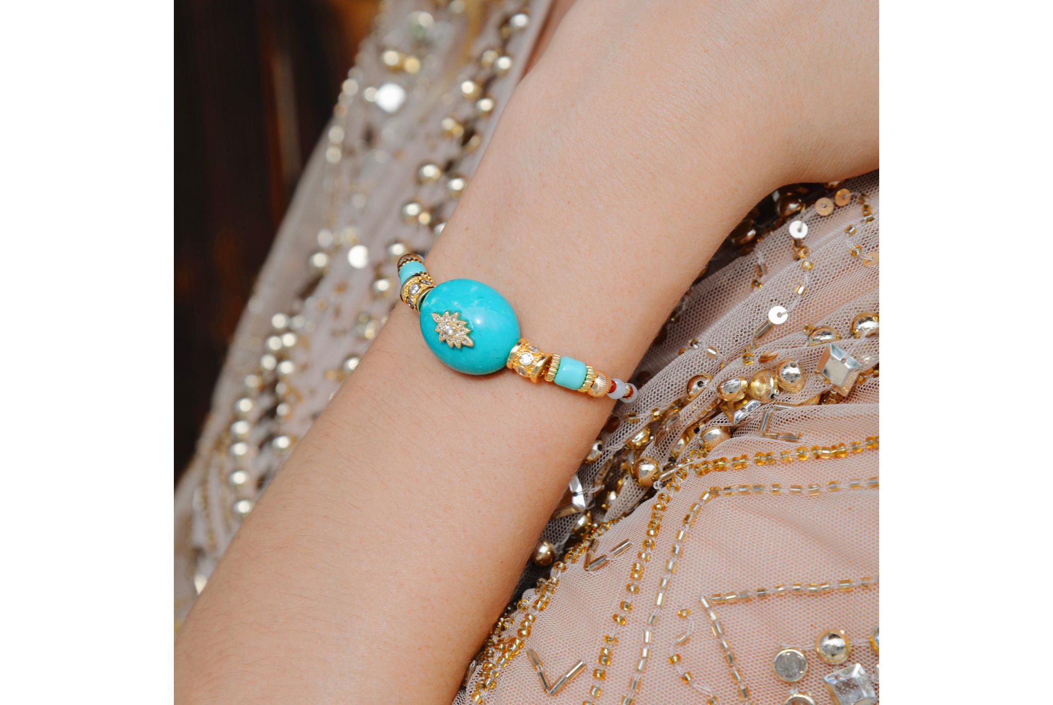 Bracelet Tajar Turquoise