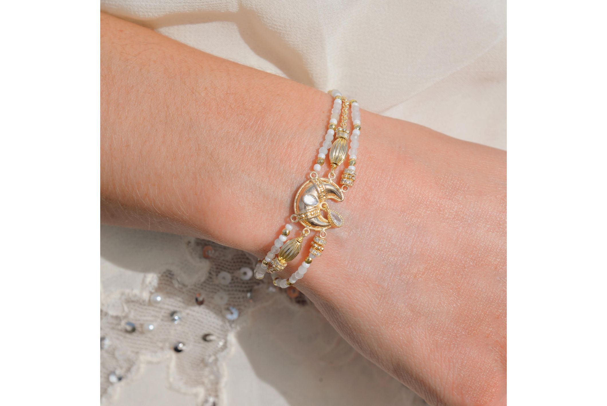 Hipanema Bracelet Manalou Blanc