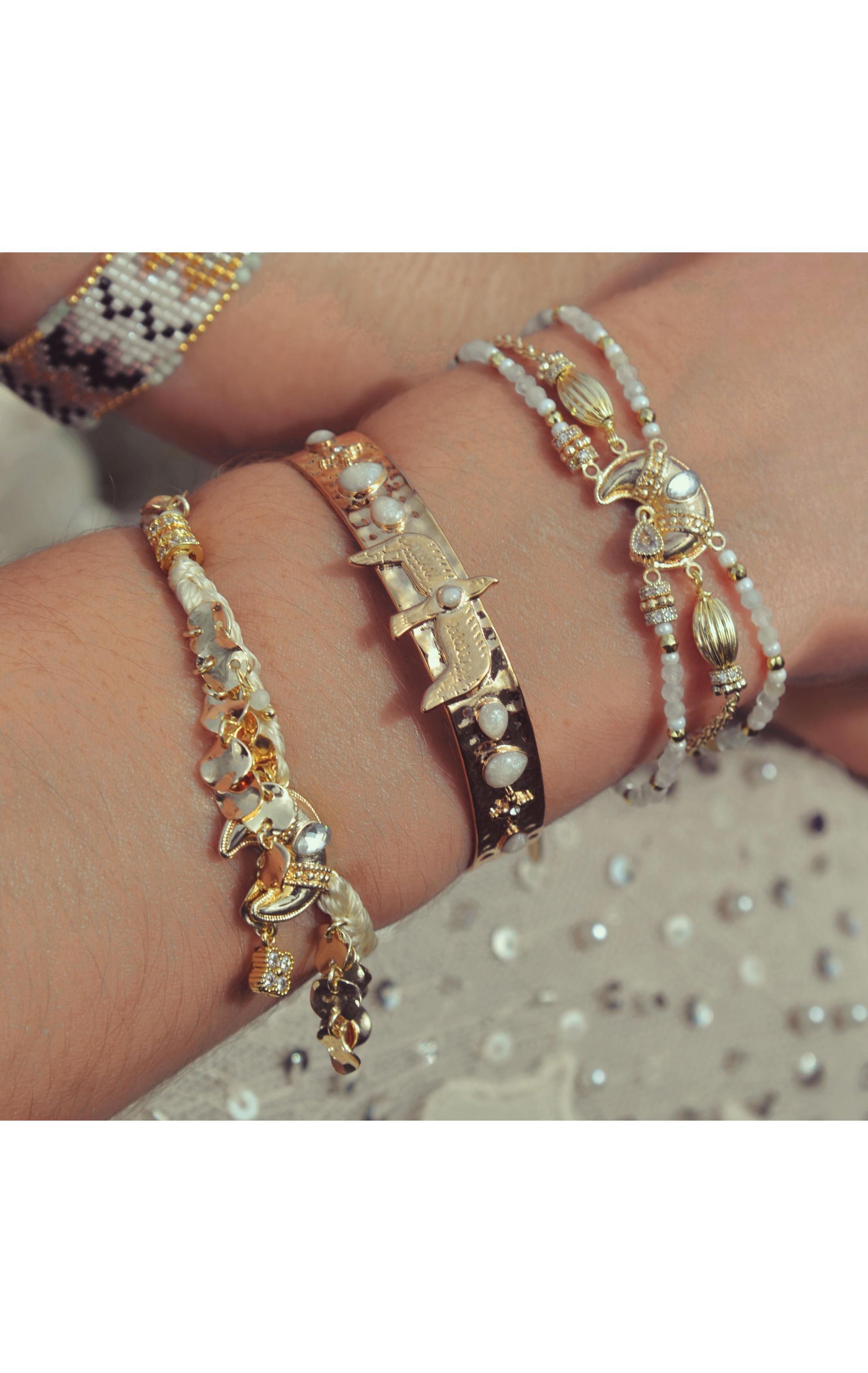 Bracelet Rozo Blanc