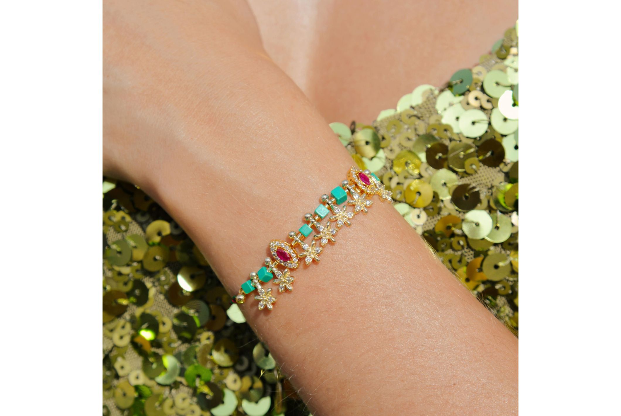 Bracelet Pimpi Emeraude