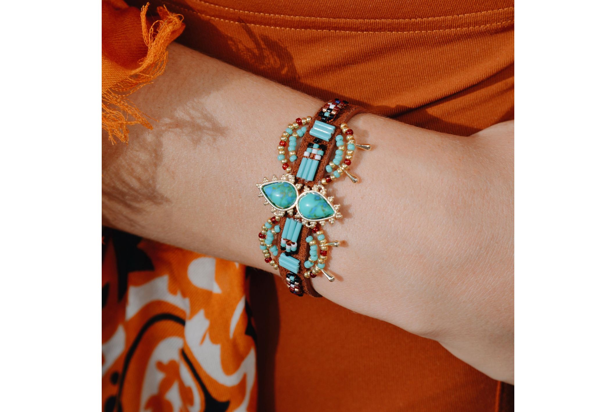 Hipanema Bracelet Hermosa Turquoise