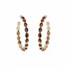 Boucles d'oreilles Hindi Ambre