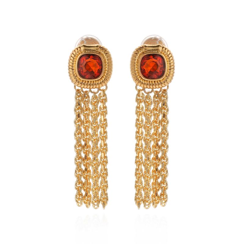 Boucles d'oreilles Pusha Ambre | HIPANEMA